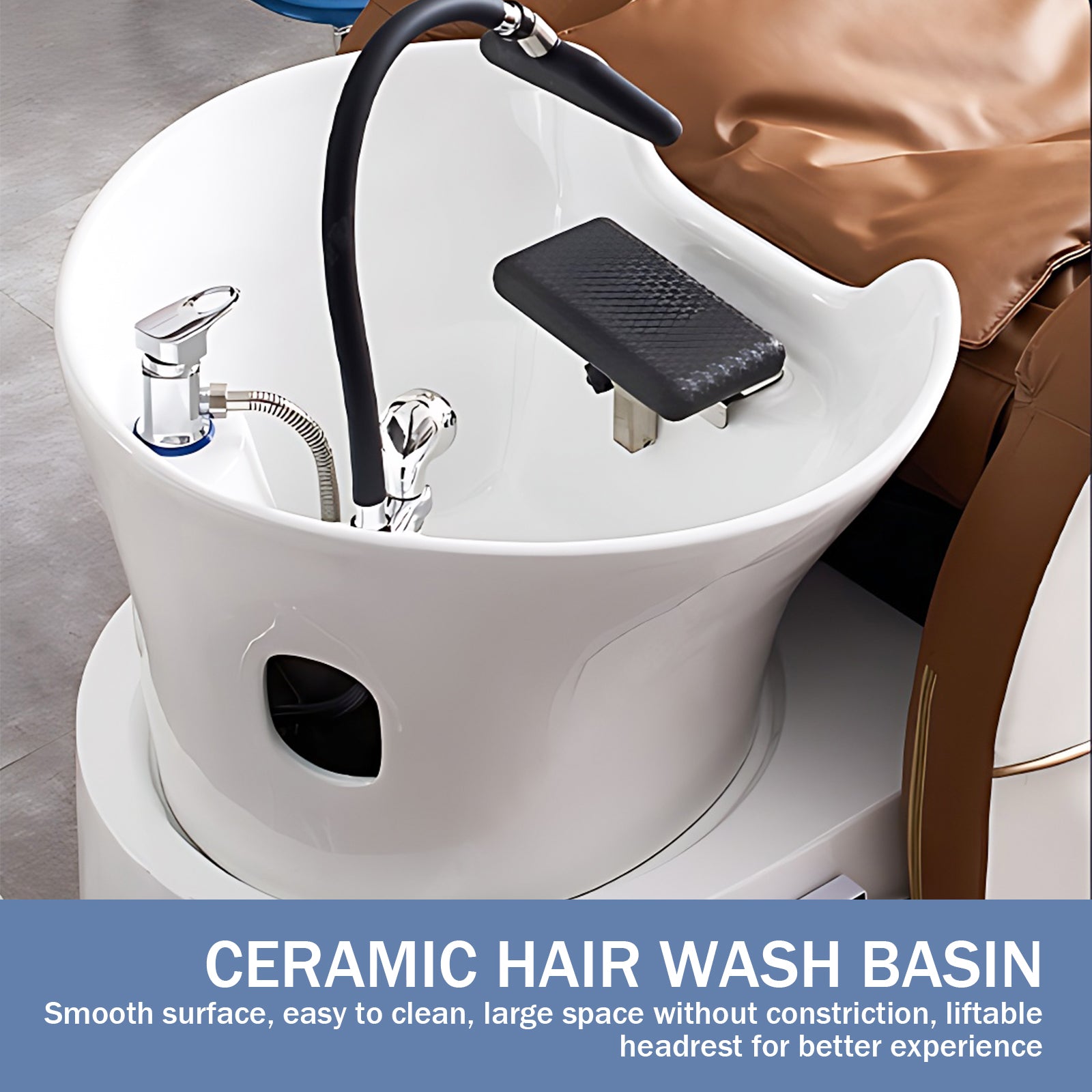 Plumbed Lux Salon Spa Full Body Massage Head Spa Bed XTC908