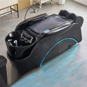 Full Body Massage Head Spa Shampoo Bed Sleek Black Appearance LXT1086