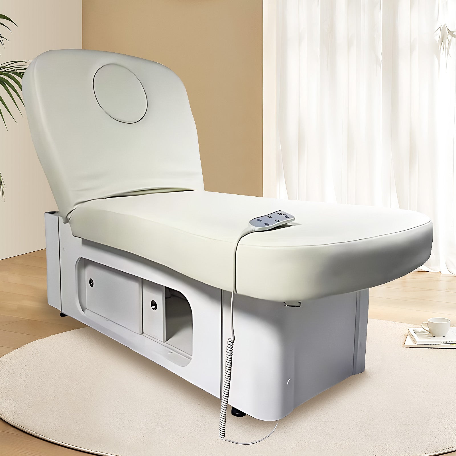 Electric Treatment Massage bed with Adjustable Backrest