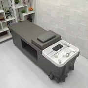 Gray Hair Spa Includes Fumigation & Storage Space Shampoo Bed LXT-1060