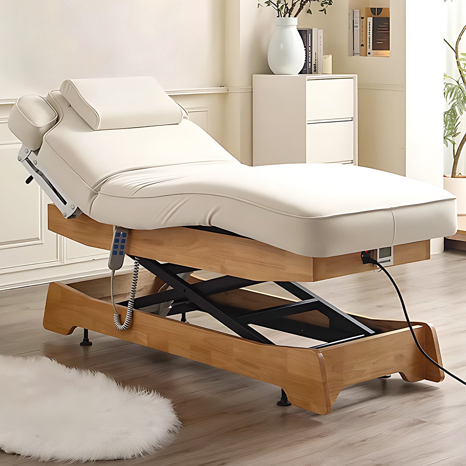 Smart Multi-angle Adjustment Massage Table Facial Beauty Bed with Heating Function