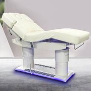 Massage Table Facial Beauty Bed Includes Adjustable Angle and Height Heating Function