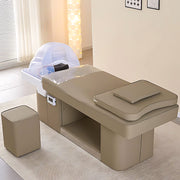 Full Recline Constant Temperature Shampoo Bed with Water Circulation