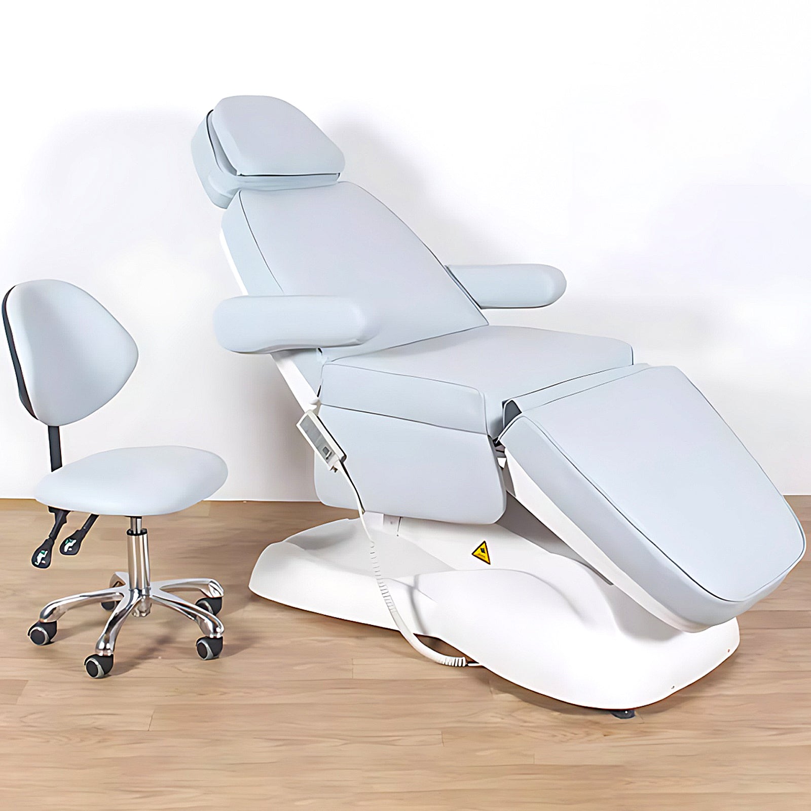 Electric Massage Table Leather with Headrest and Armrest are Removable