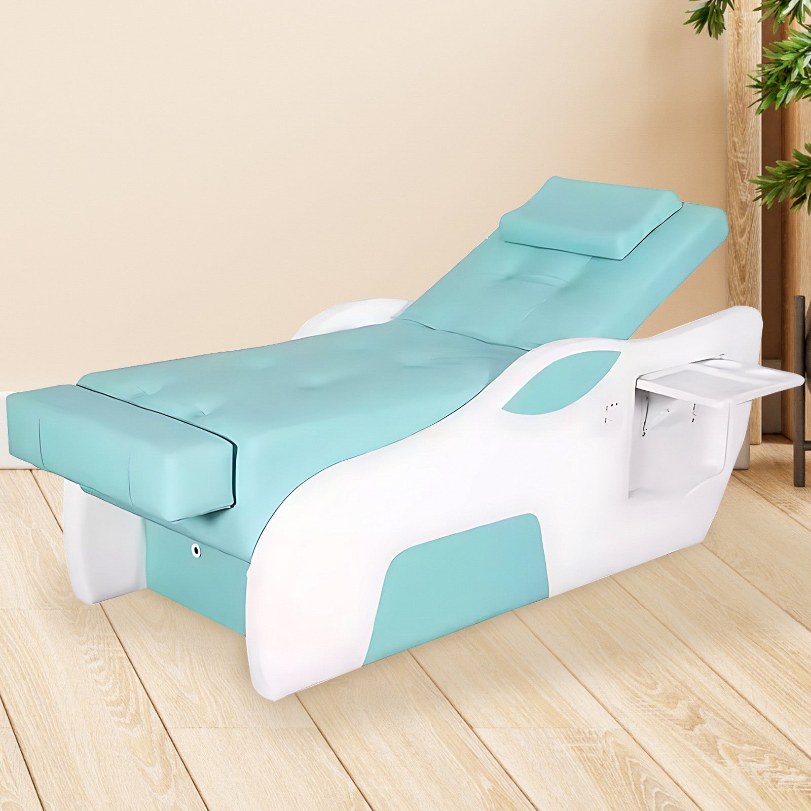 High-Quality Blue Leather Intelligent Adjustable Massage Bed