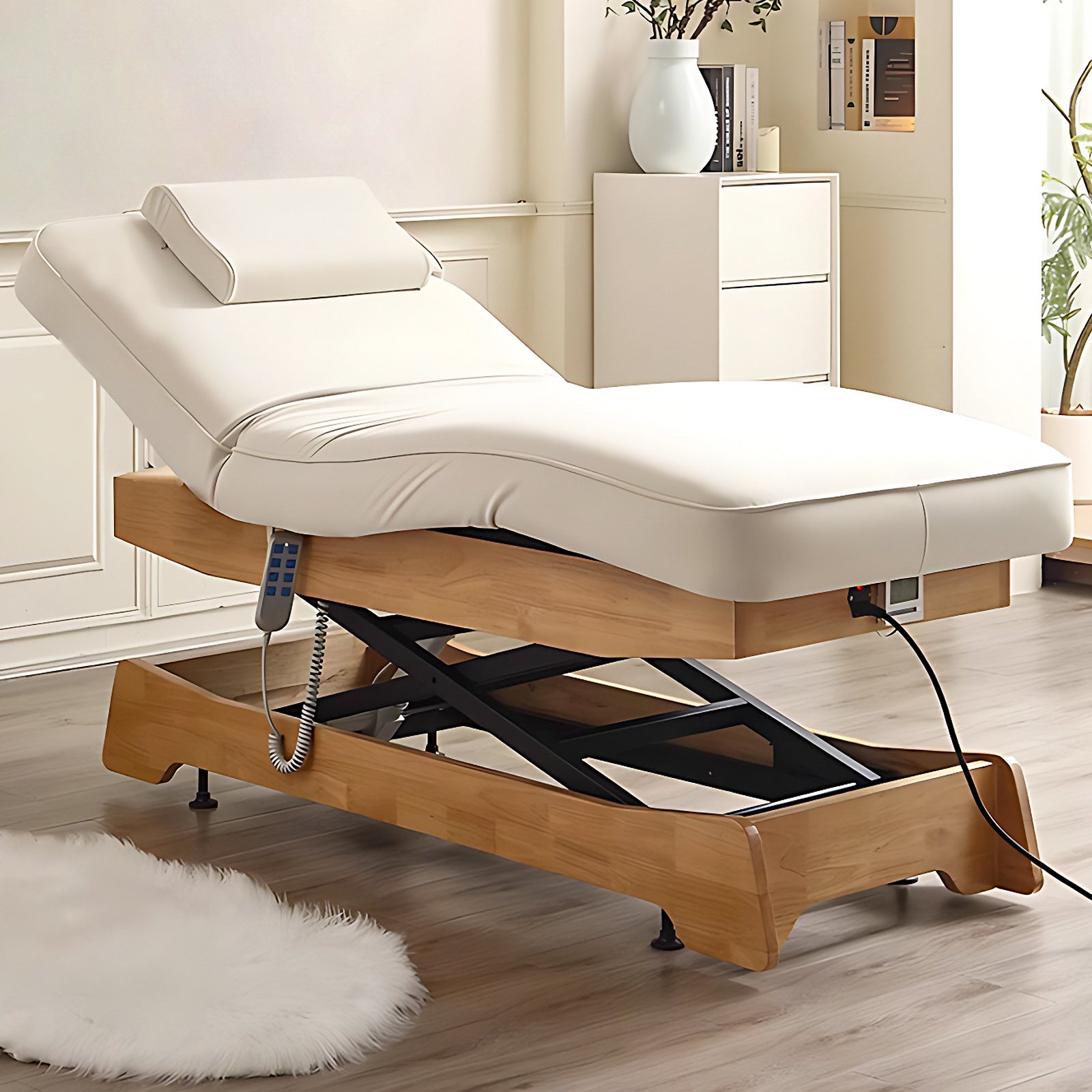 Smart Multi-angle Adjustment Massage Table Facial Beauty Bed with Heating Function