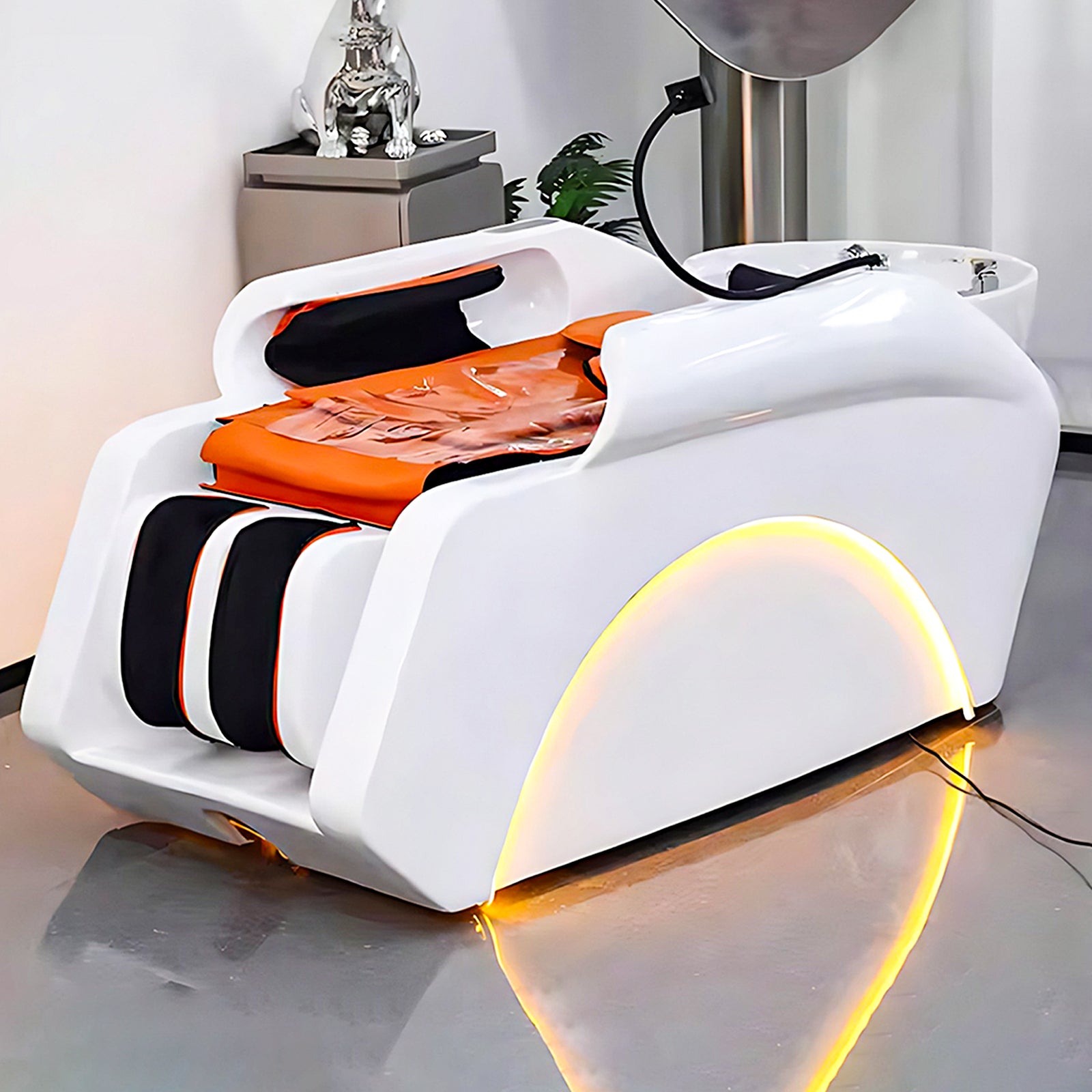 Head Spa Equipment & Massage Bed Includes Water Cycle Fumigation and Ambient Light