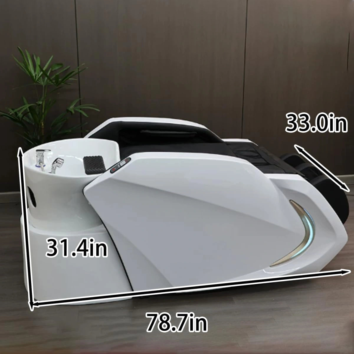 Full Body Massage Bed Modern Geometric Design LXT1094