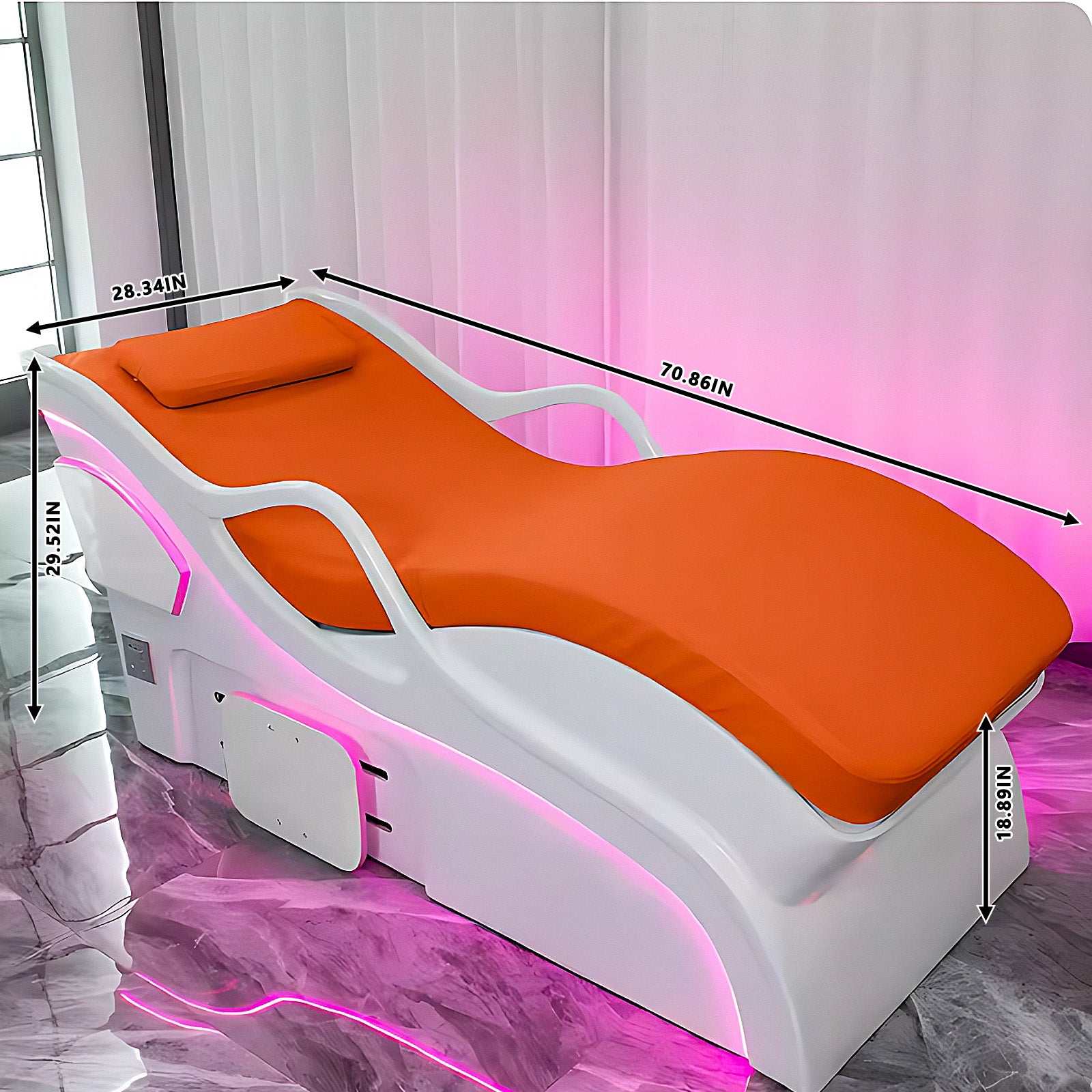 Massage Spa Table with SL Curve Design