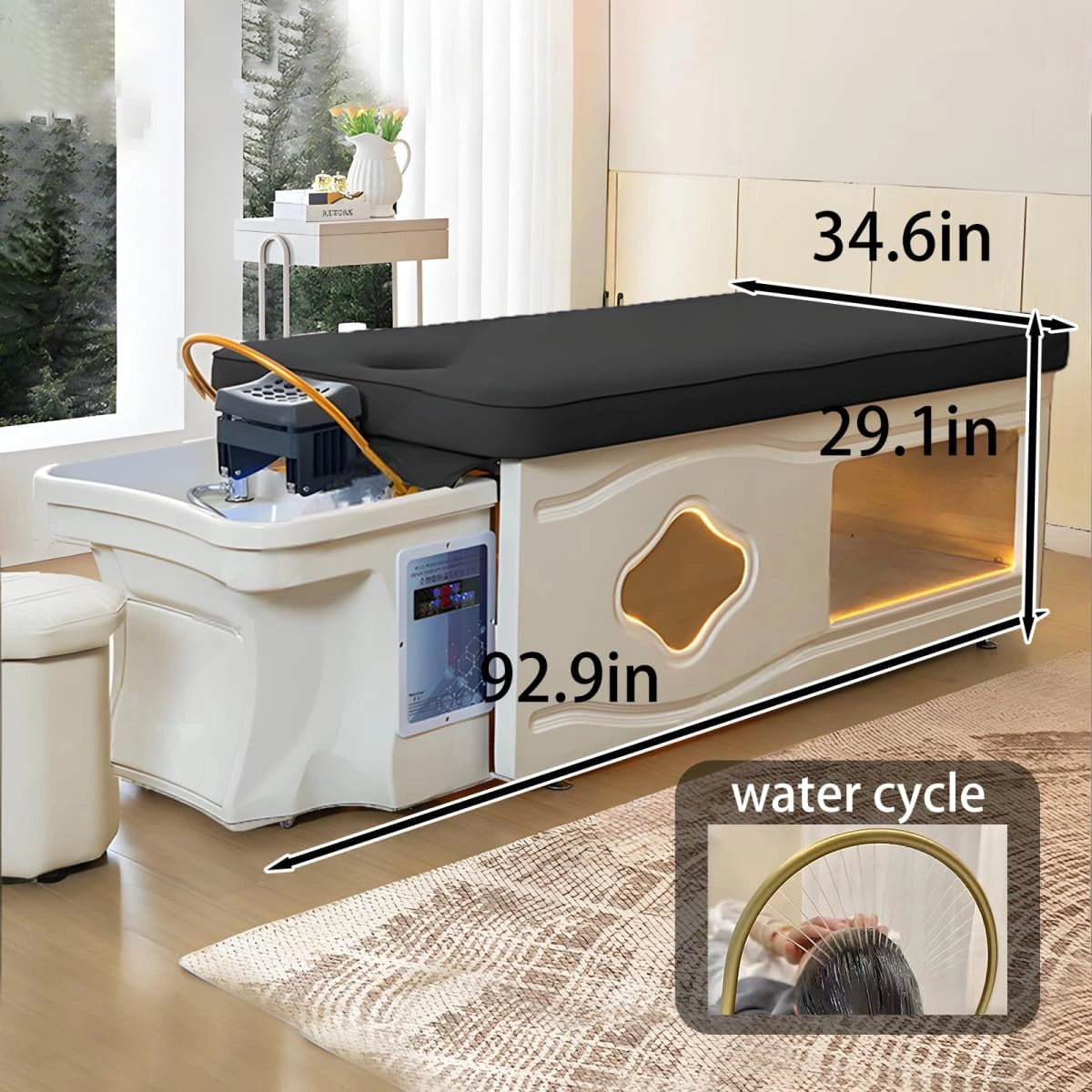 Head SPA Multifunctional Shampoo Bed LXT1076