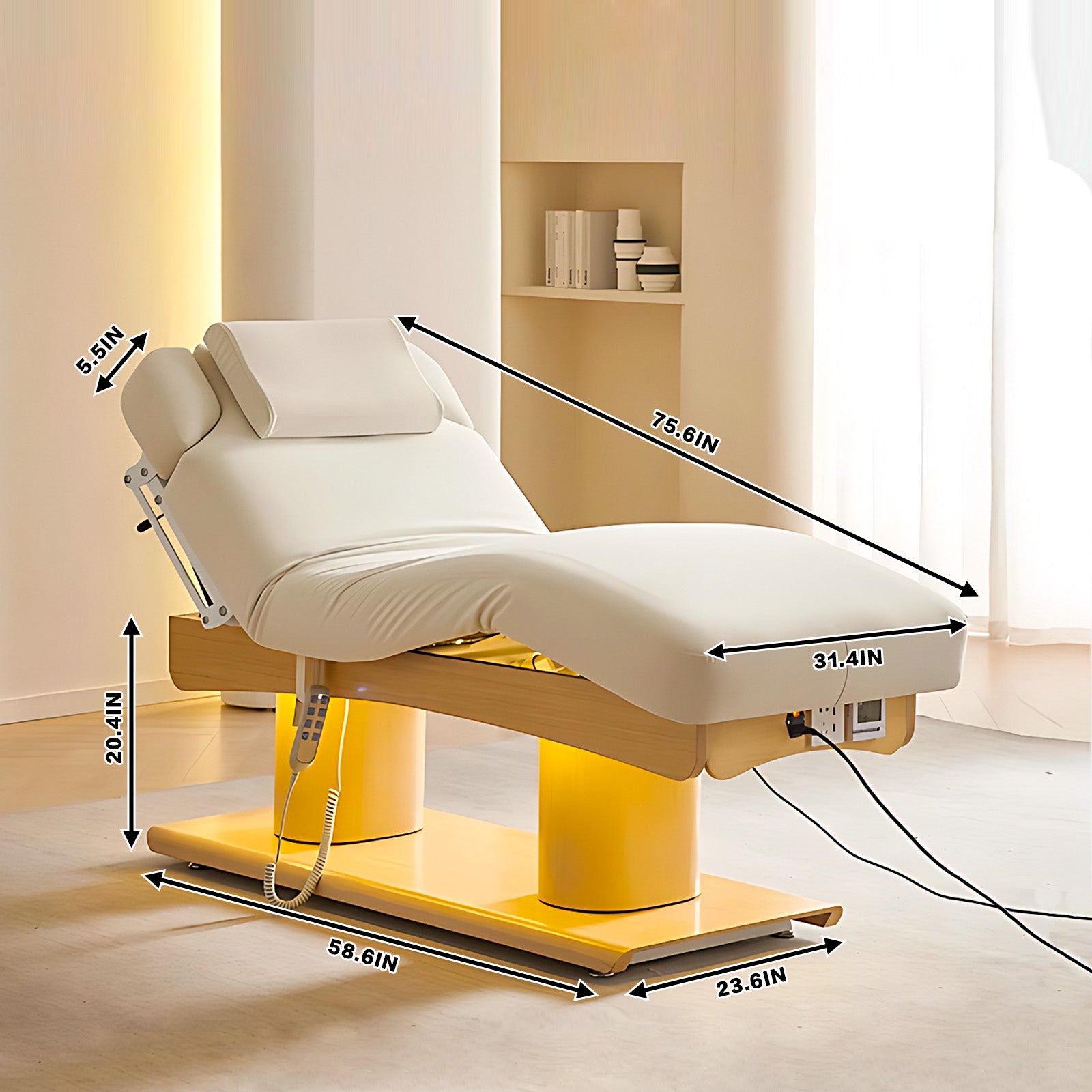 Electric Adjustable Facial Bed - Spa Massage Table