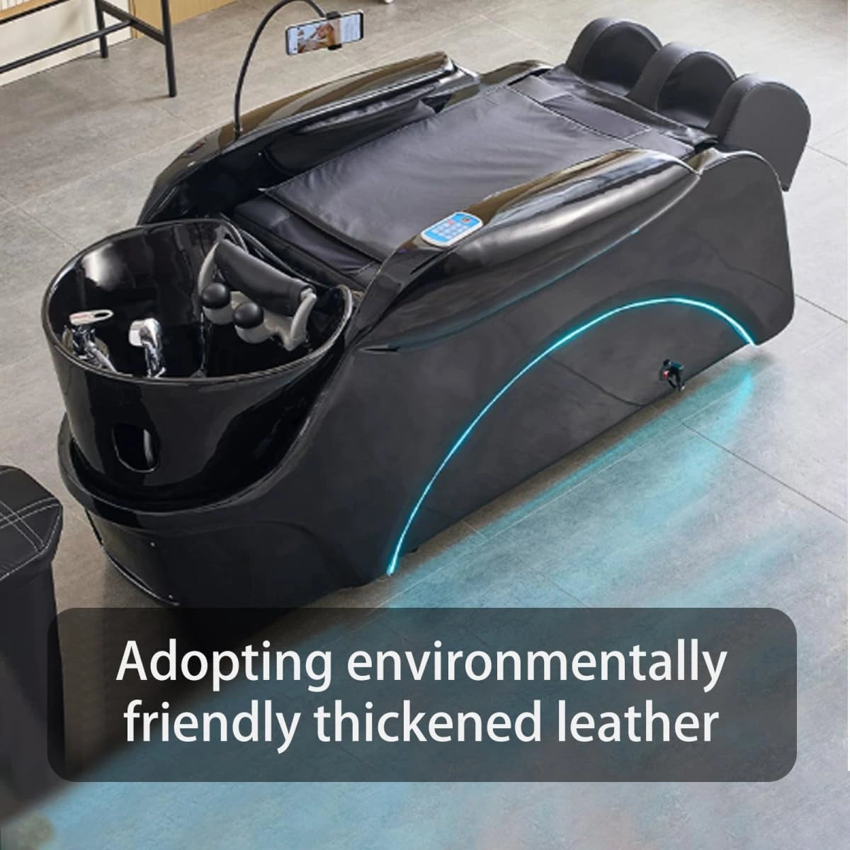 Full Body Massage Shampoo Bed Includes Ambient Light LXT1084