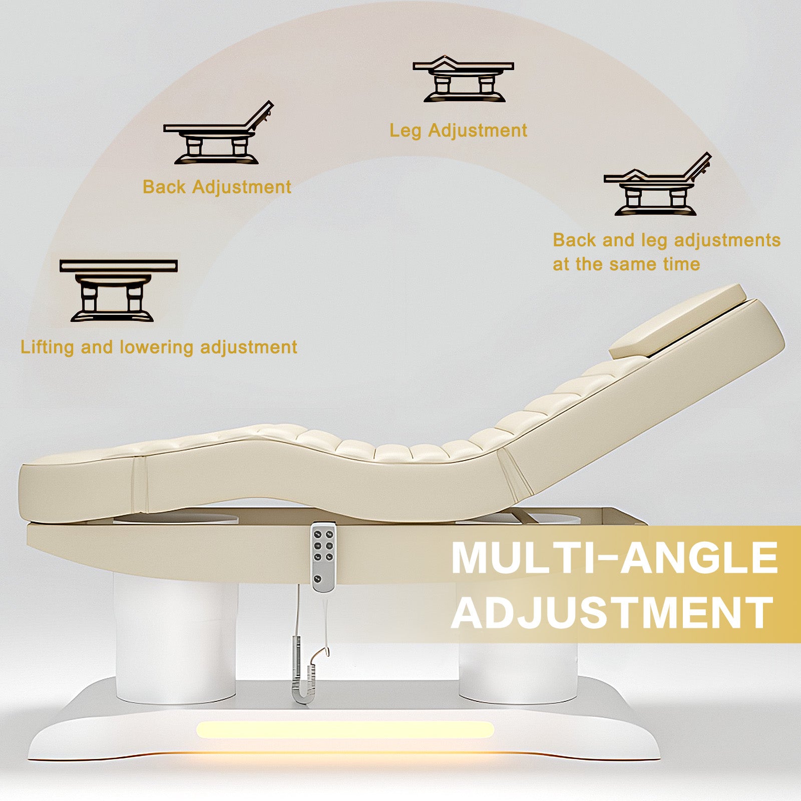 Multi-Angle Adjustment Massage Table