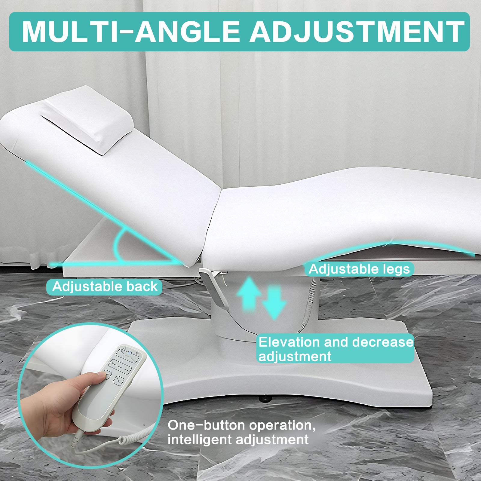 Electric Adjustable Massage Table Spa Beauty Bed AMC100