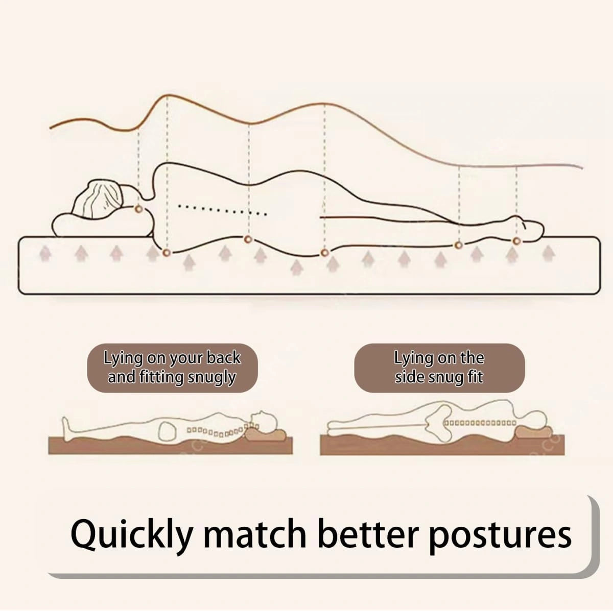 Beige Head SPA Shampoo Bed Massage Table LXT1063