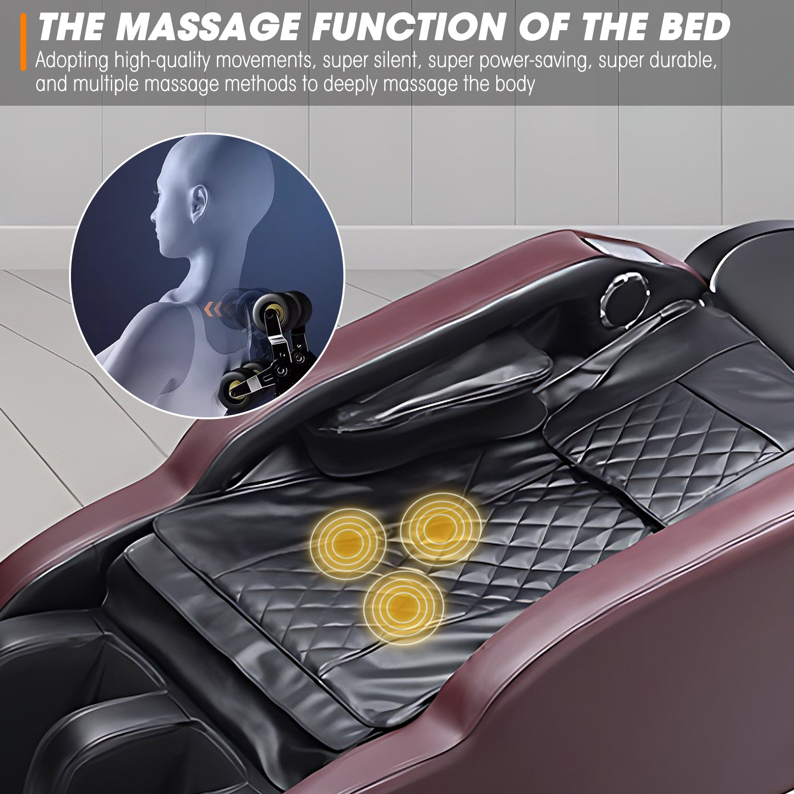 Electric Shampoo Bed Equipped with Shampoo Basin and Multifunctional Shampoo Massage Table