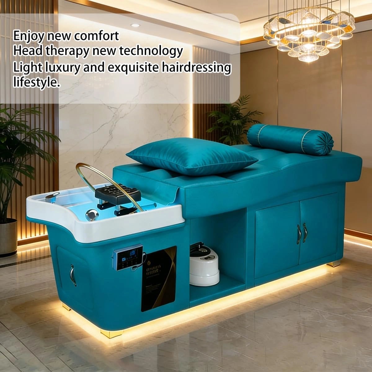 Head SPA Shampoo Bed Illuminated Base Design LXT1087