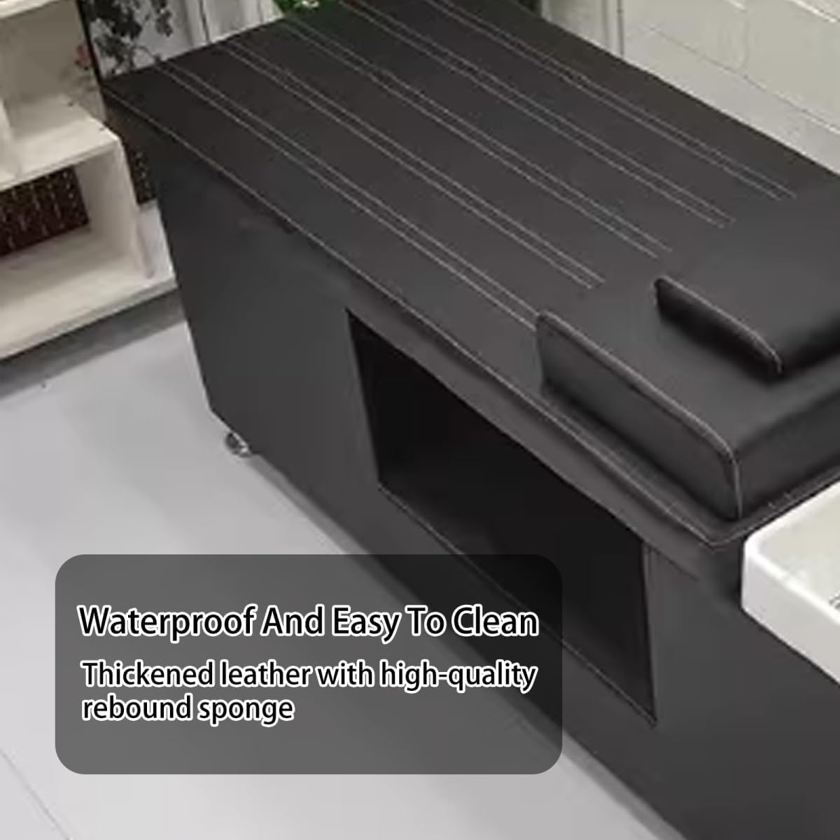 Black Modern Hair Spa Shampoo Bed LXT-1061