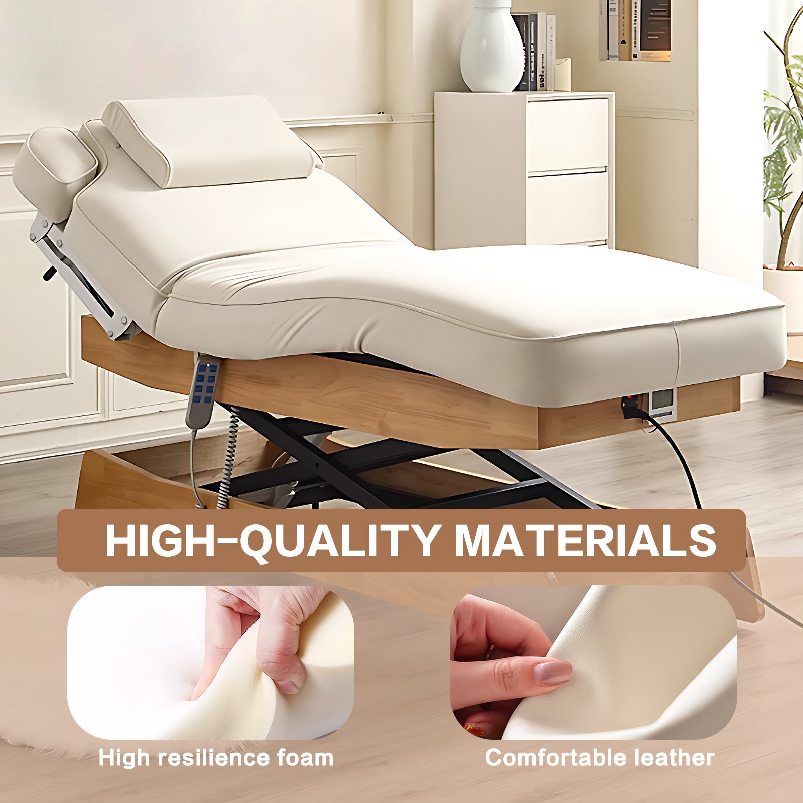 Smart Multi-angle Adjustment Massage Table Facial Beauty Bed with Heating Function