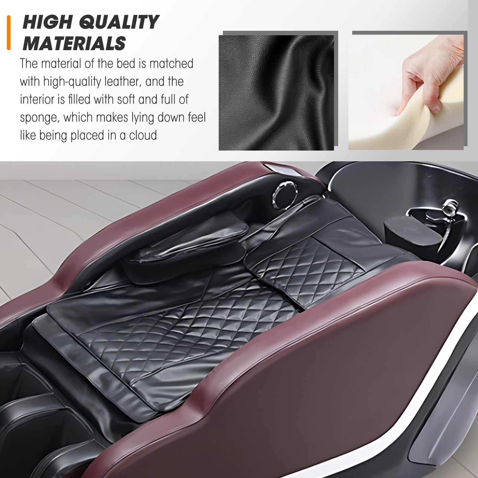 Electric Shampoo Bed Equipped with Shampoo Basin and Multifunctional Shampoo Massage Table