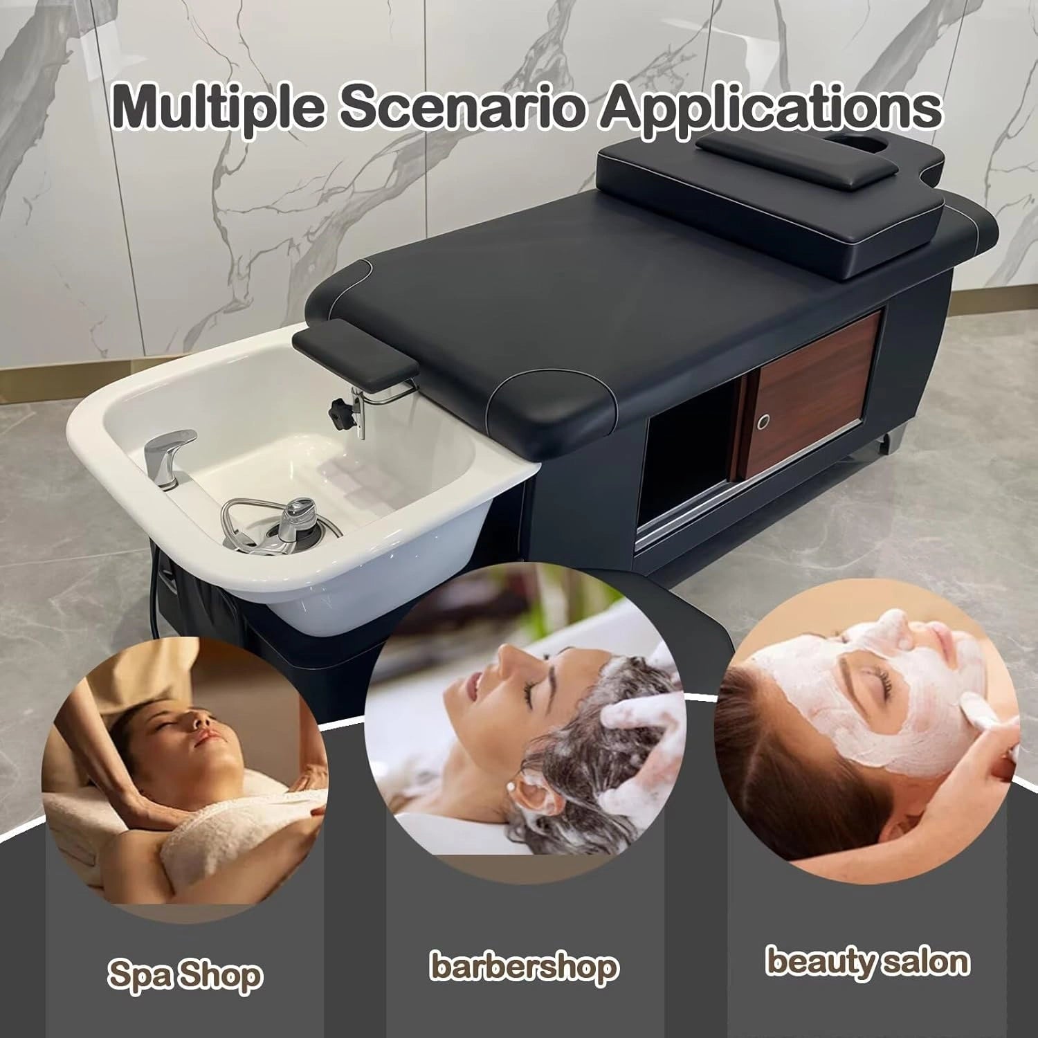 Head SPA Shampoo Bed with Professional Shampooing Function LXT1081