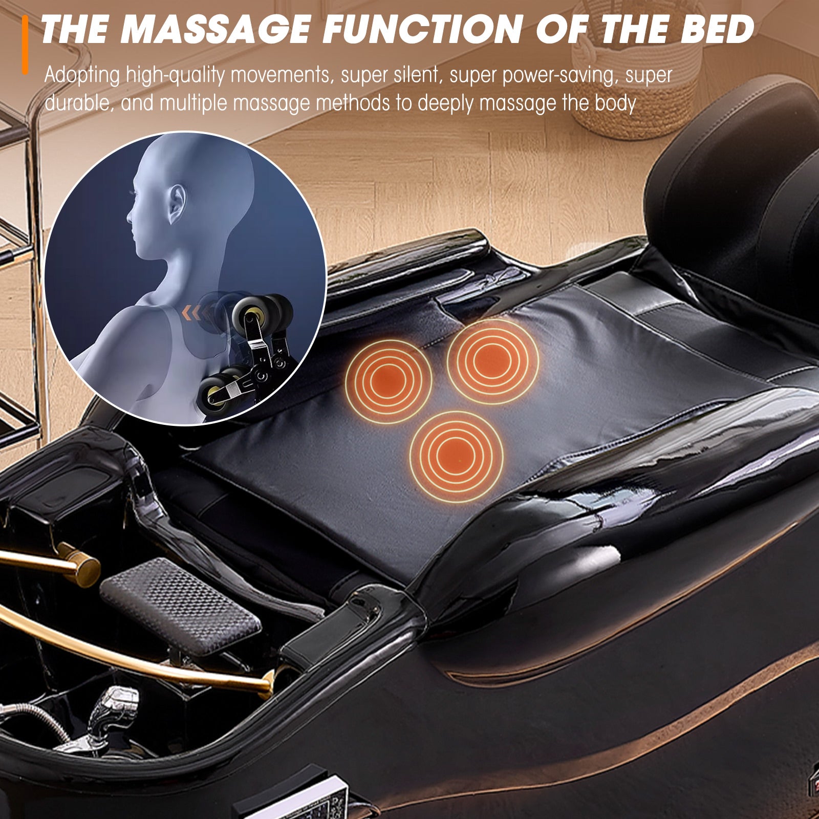 Massage Shampoo Includes Constant Temperature Water Circulation and Fumigation