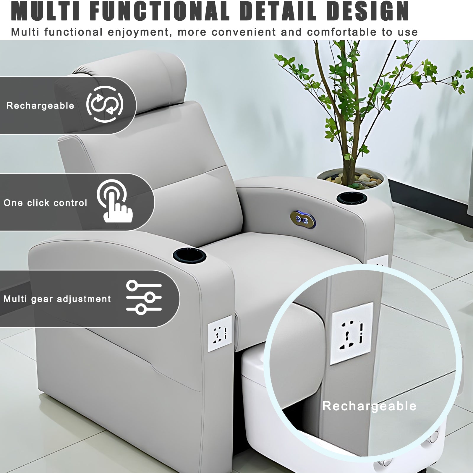 Beauty Salon Nail Salon Leisure Pedicure Chair