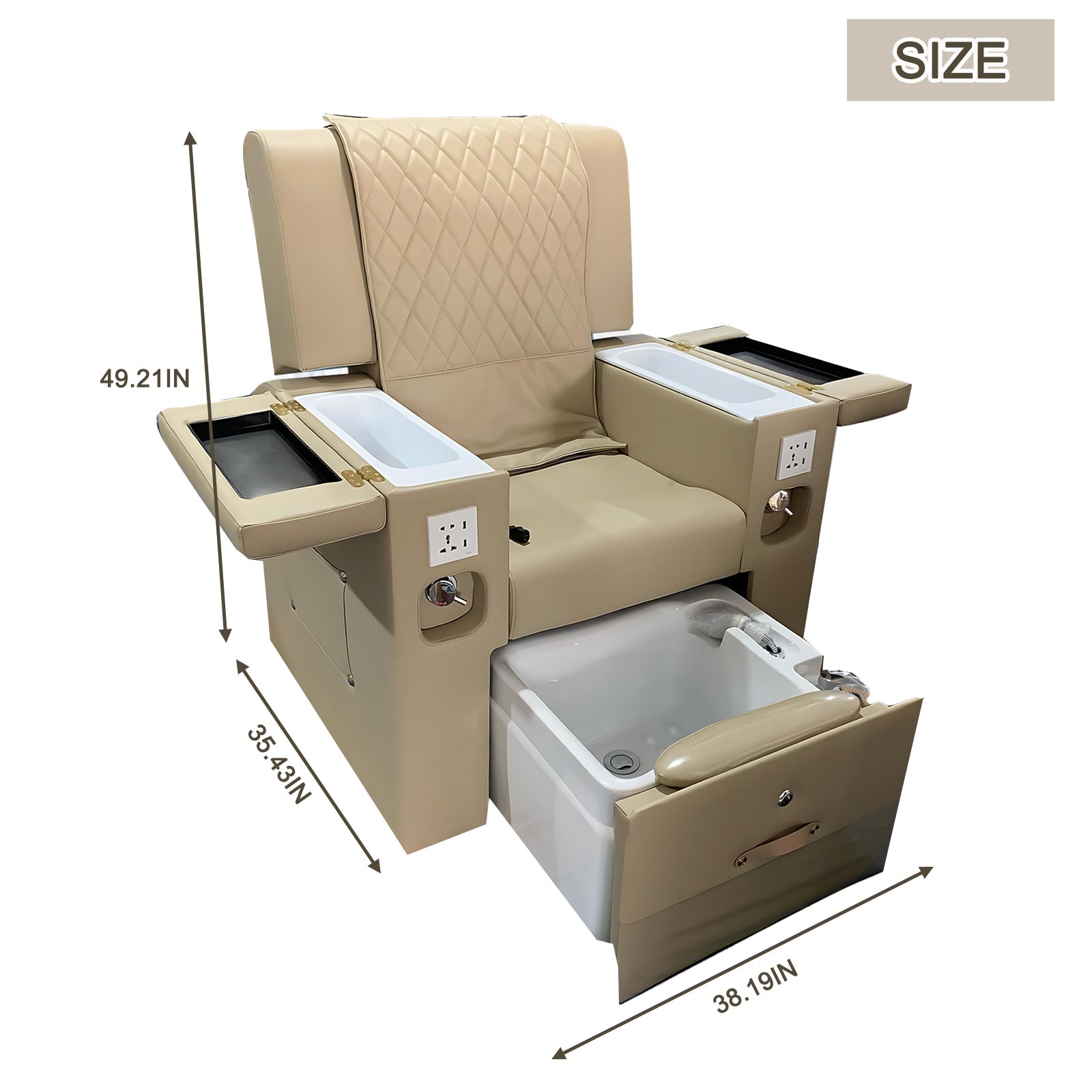 Nail Beauty Salon Single Person Foot Bath Intelligent Spa Chairr