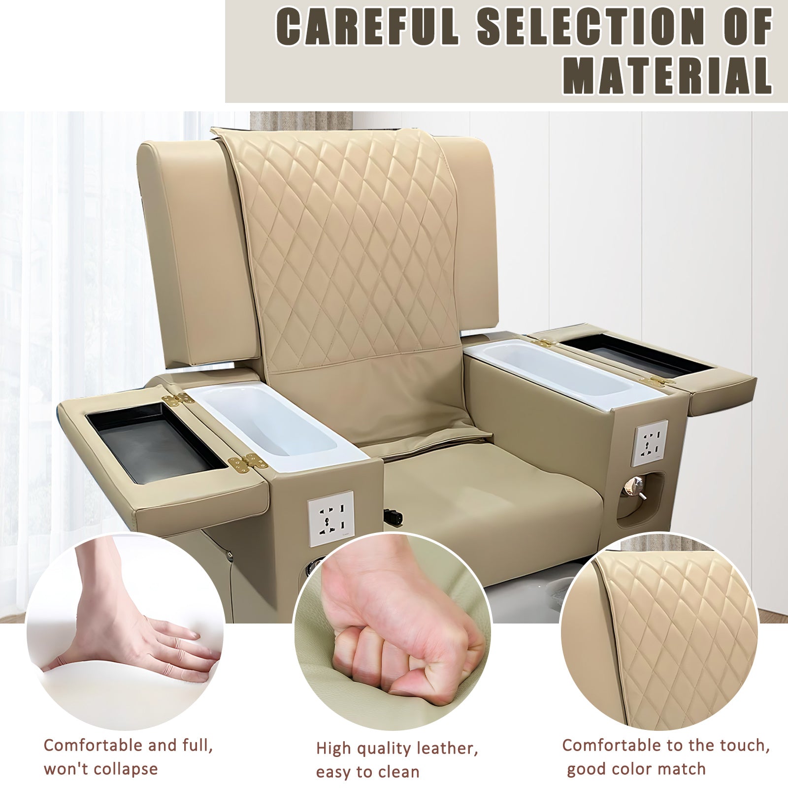 Nail Beauty Salon Single Person Foot Bath Intelligent Spa Chairr