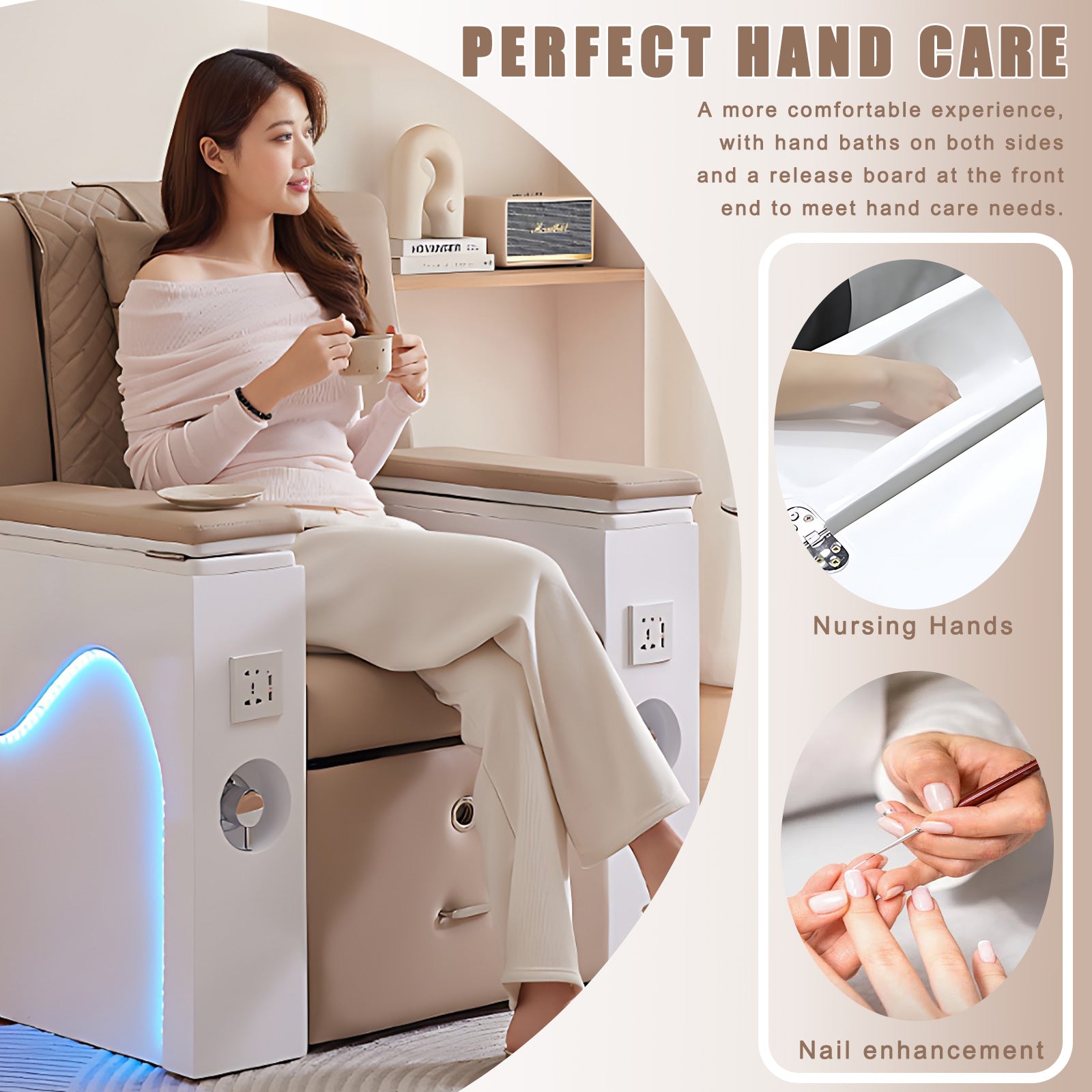 Equipped with Intelligent Foot Bath Bathtub and Spa Chair