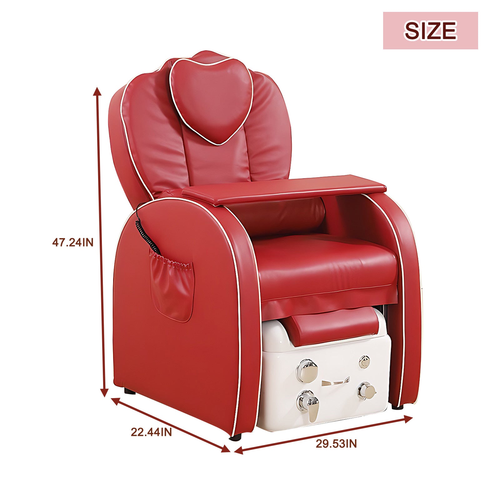 Modern Luxury Foot Massage and Spa Chair with Foot Bath