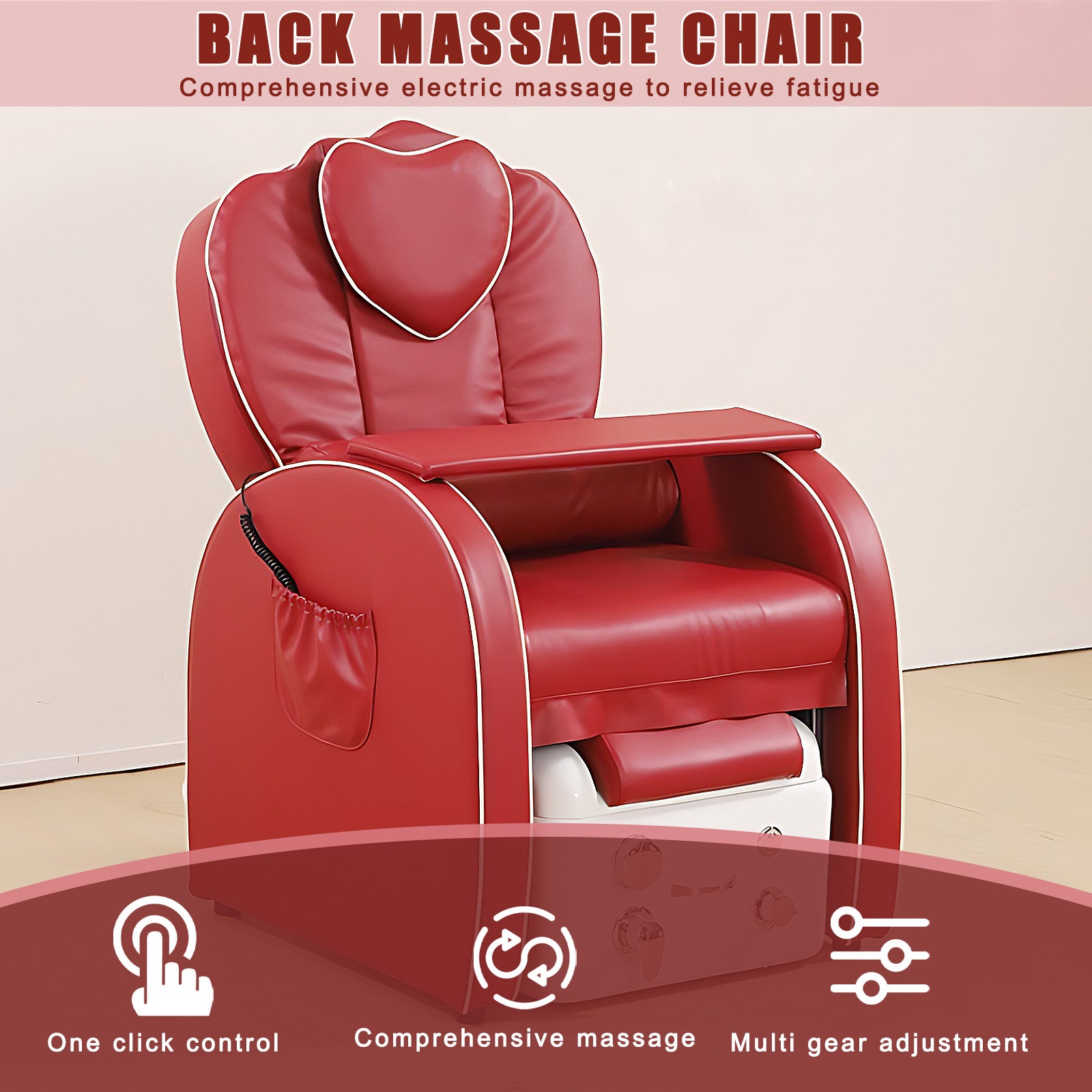 Modern Luxury Foot Massage and Spa Chair with Foot Bath