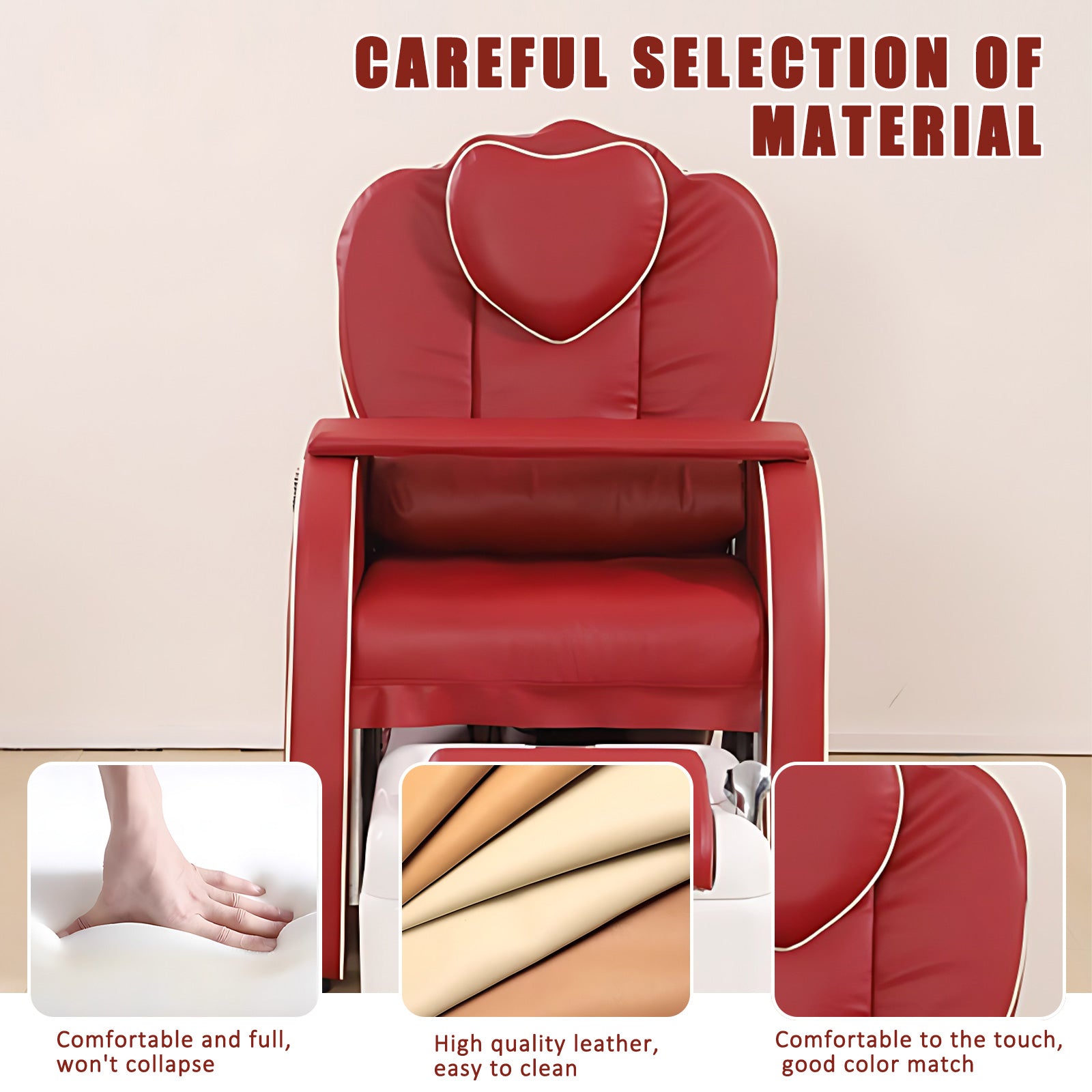 Modern Luxury Foot Massage and Spa Chair with Foot Bath