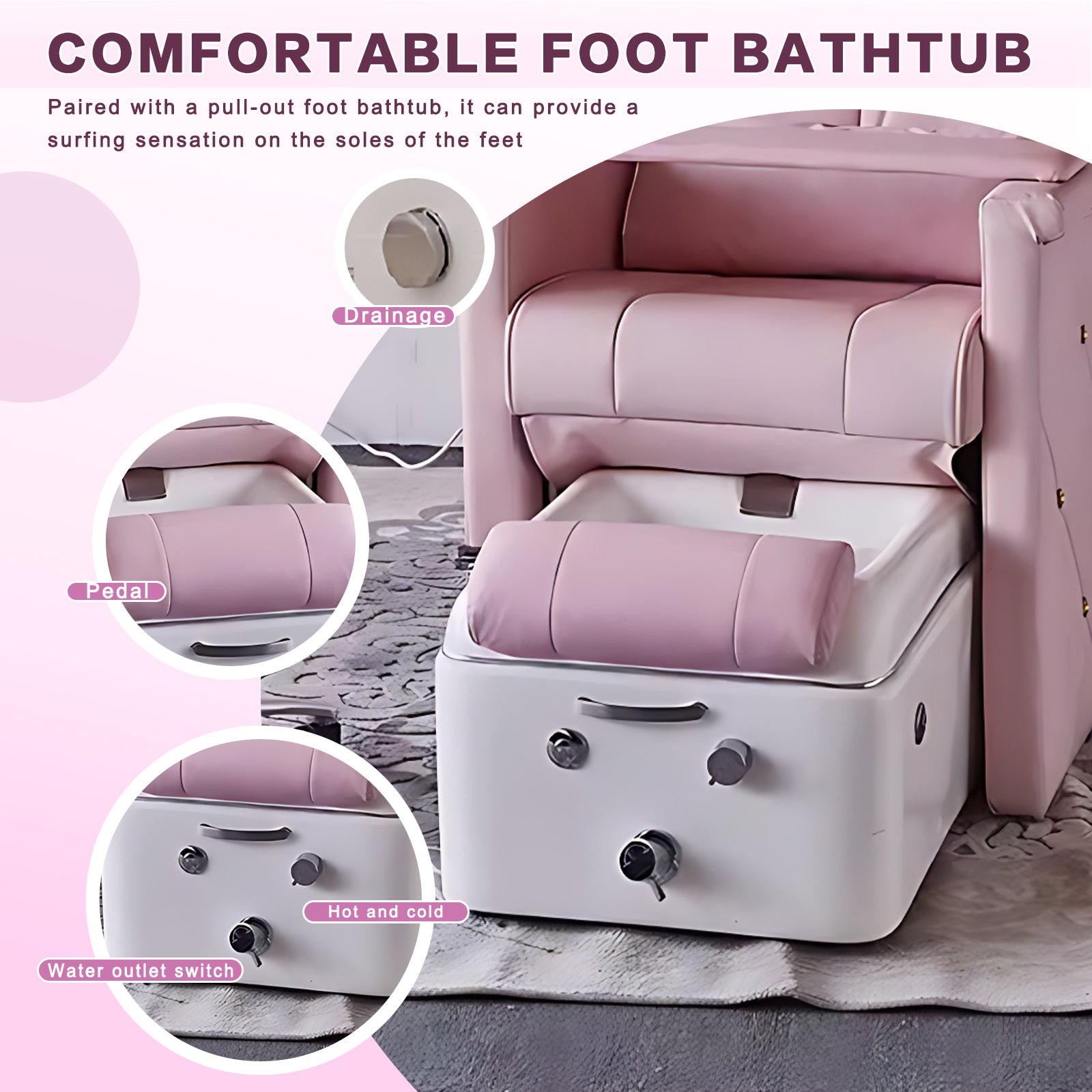 Nail Massage Chair and Smart Foot Massage Salon Spa Chair