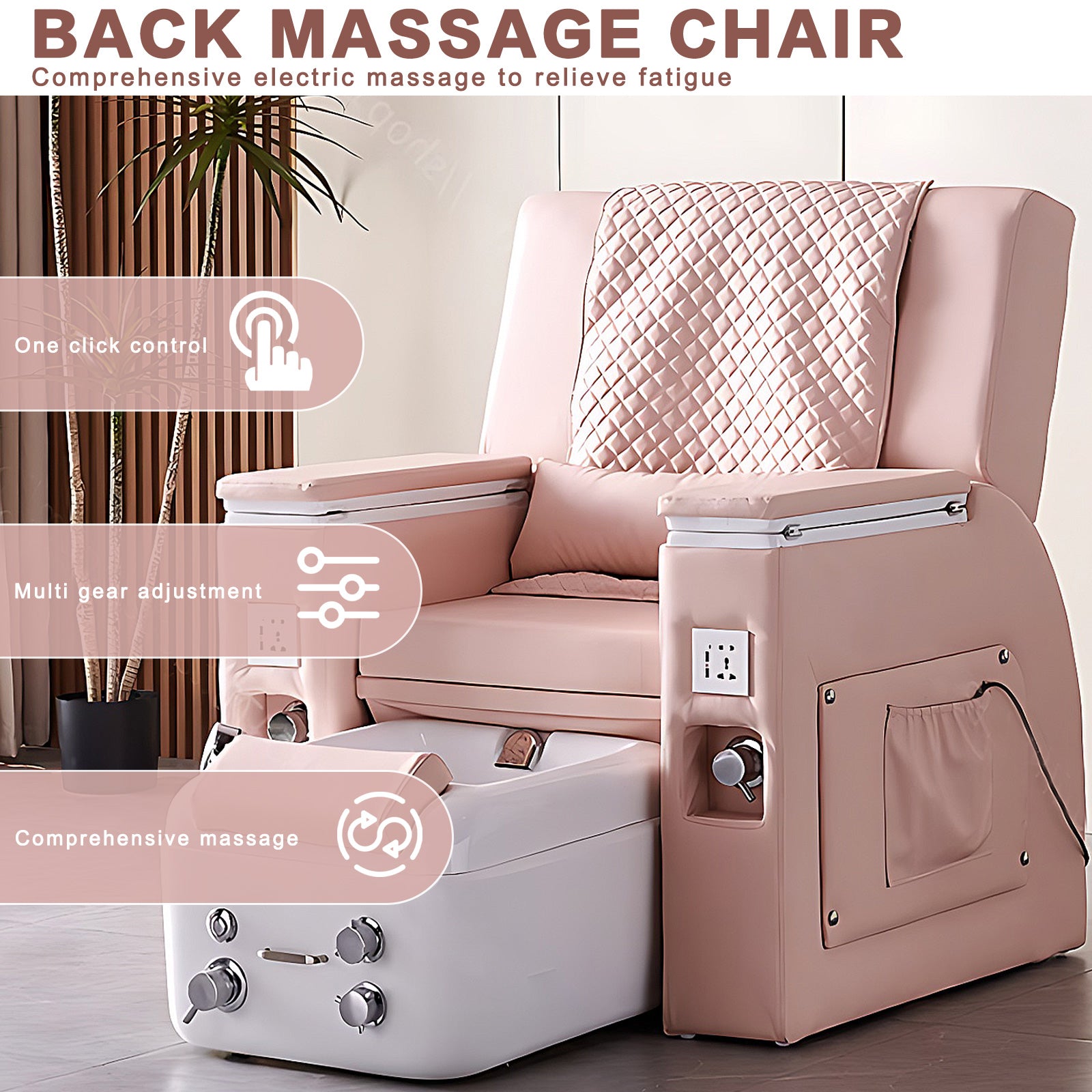 Spa Chair with Intelligent Nail Art and Tattoo Functions