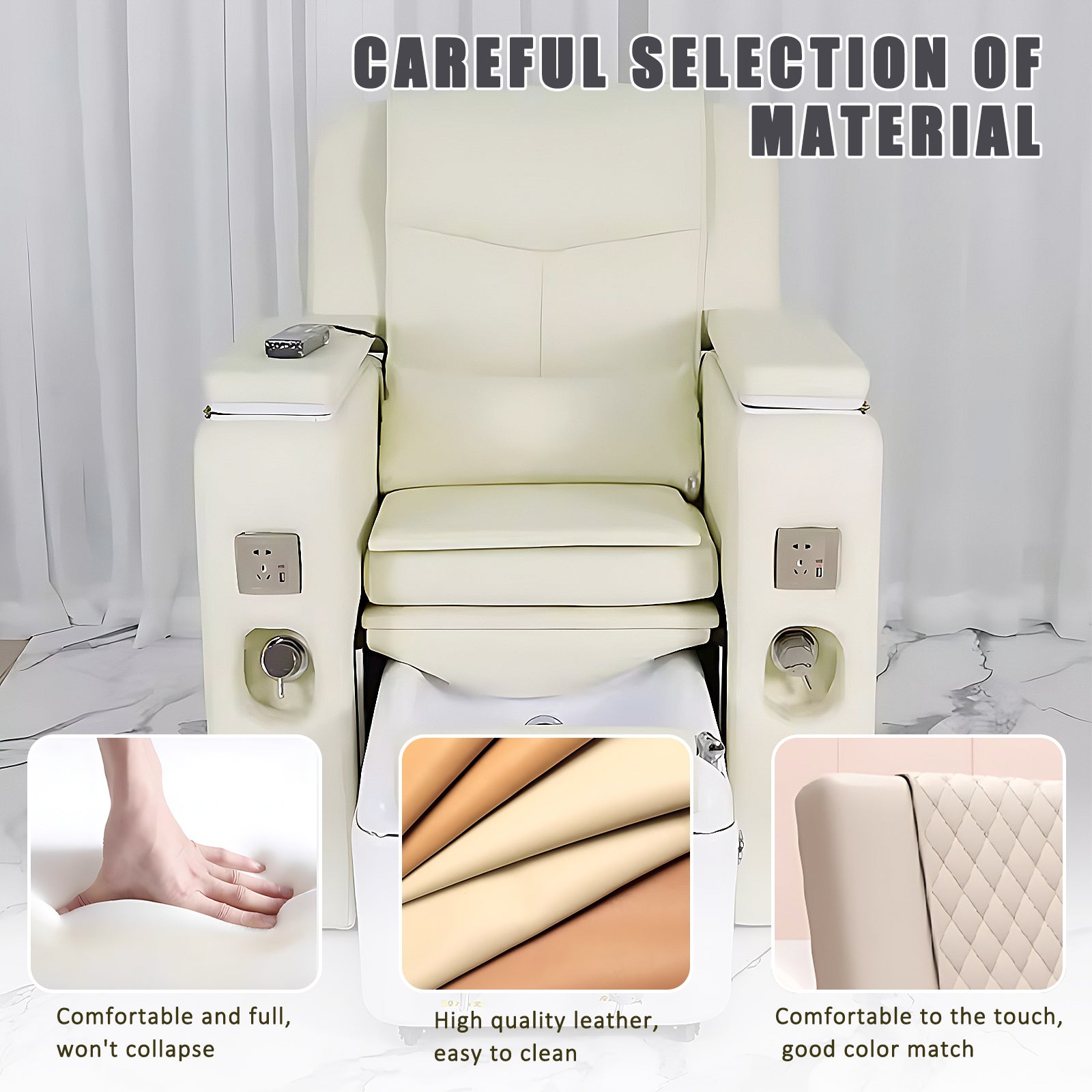 Foot Bath Chair with Intelligent Foot Bath Tub For Foot Care