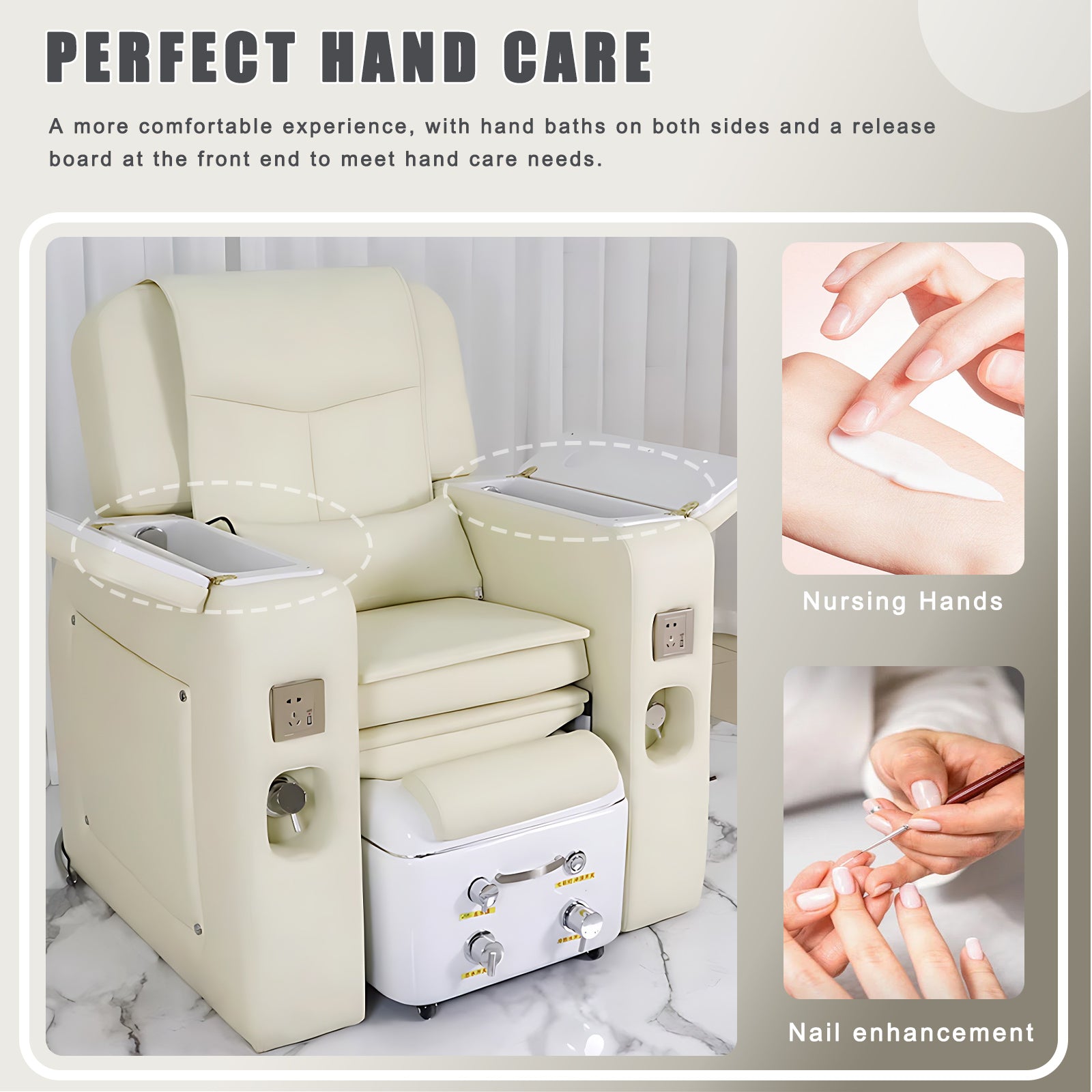 Foot Bath Chair with Intelligent Foot Bath Tub For Foot Care