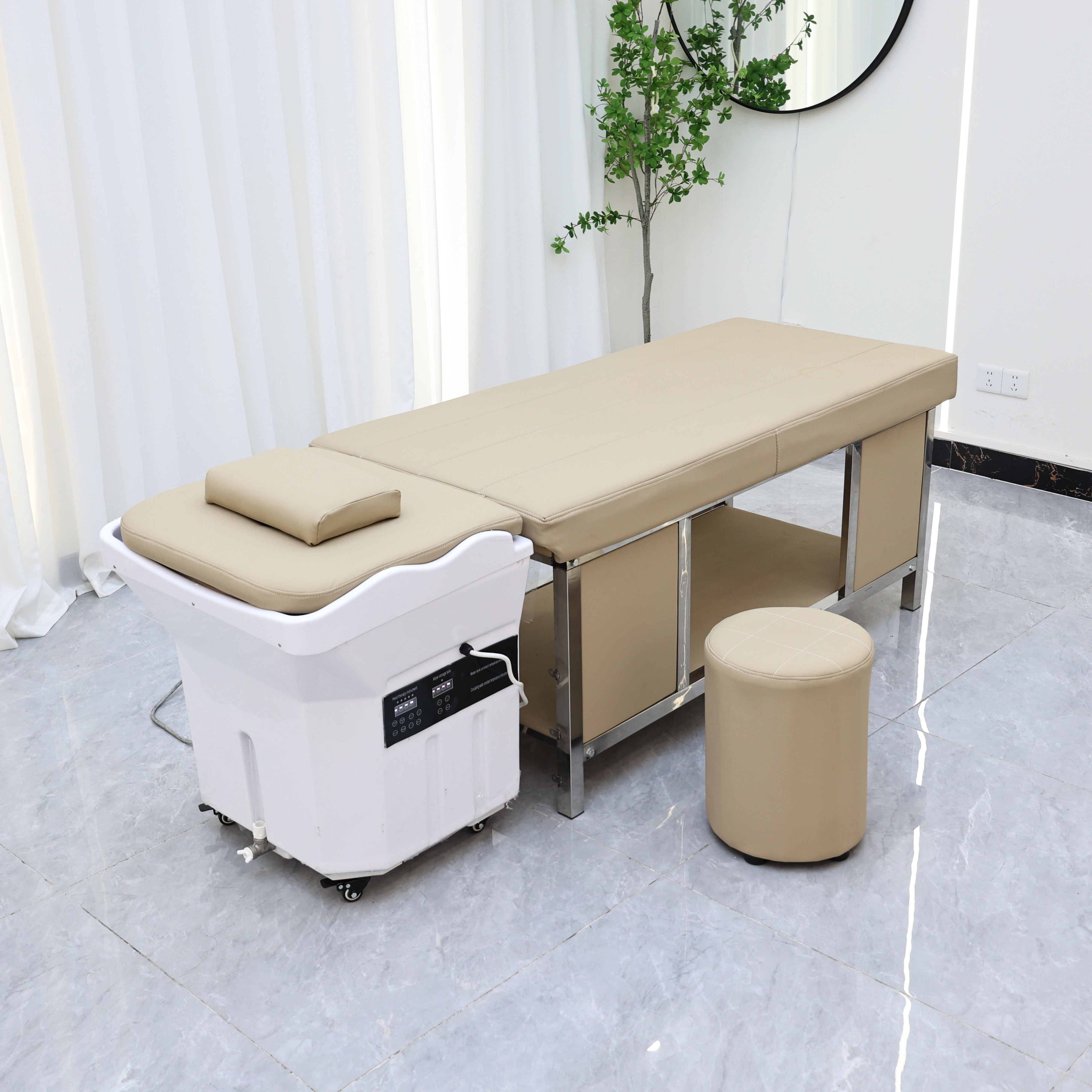 No Plumbing Portable Basin Head Spa Shampoo Bed XTC253 – Larnavo