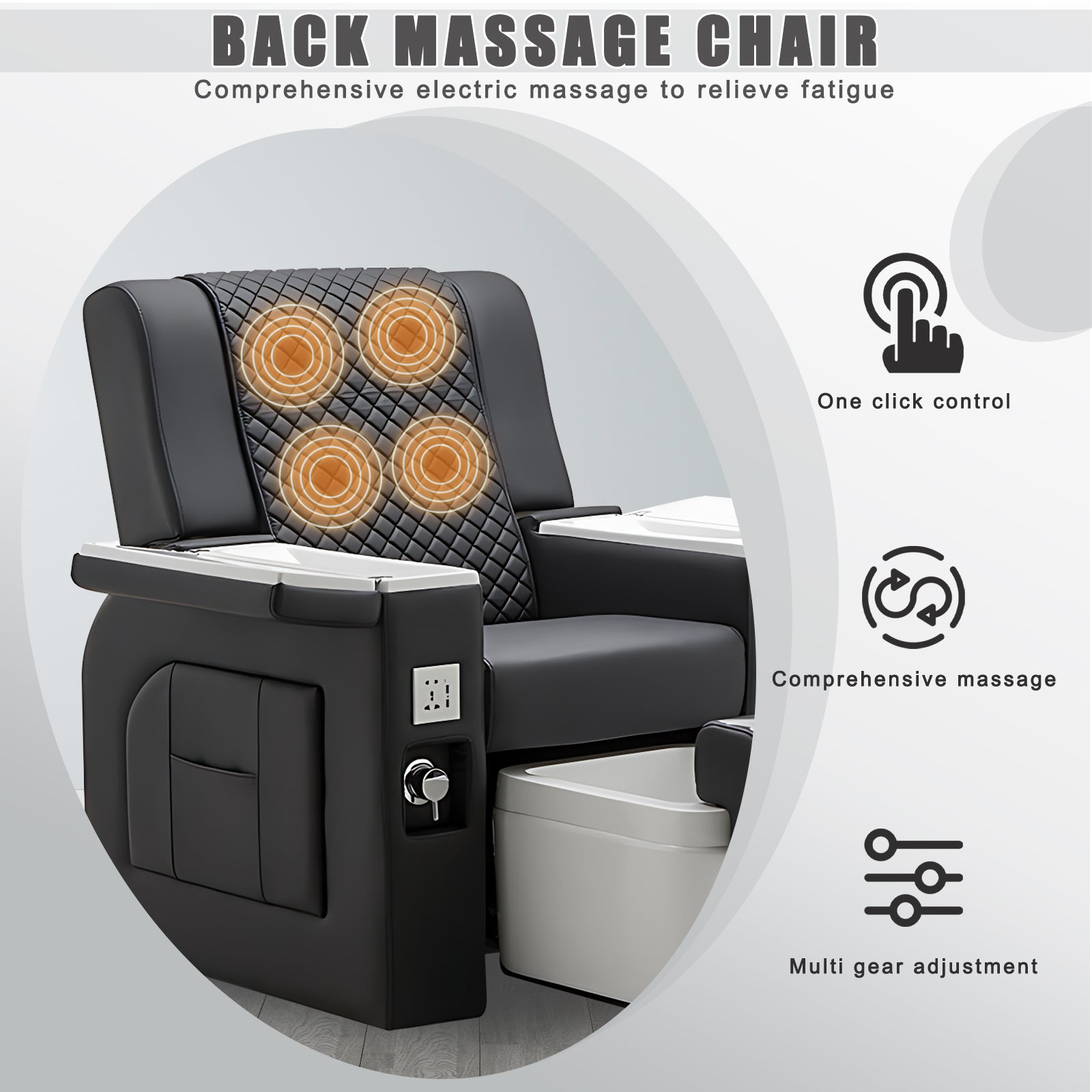 Suitable For Nail Art, Massage, Spa, Foot Bath Chair