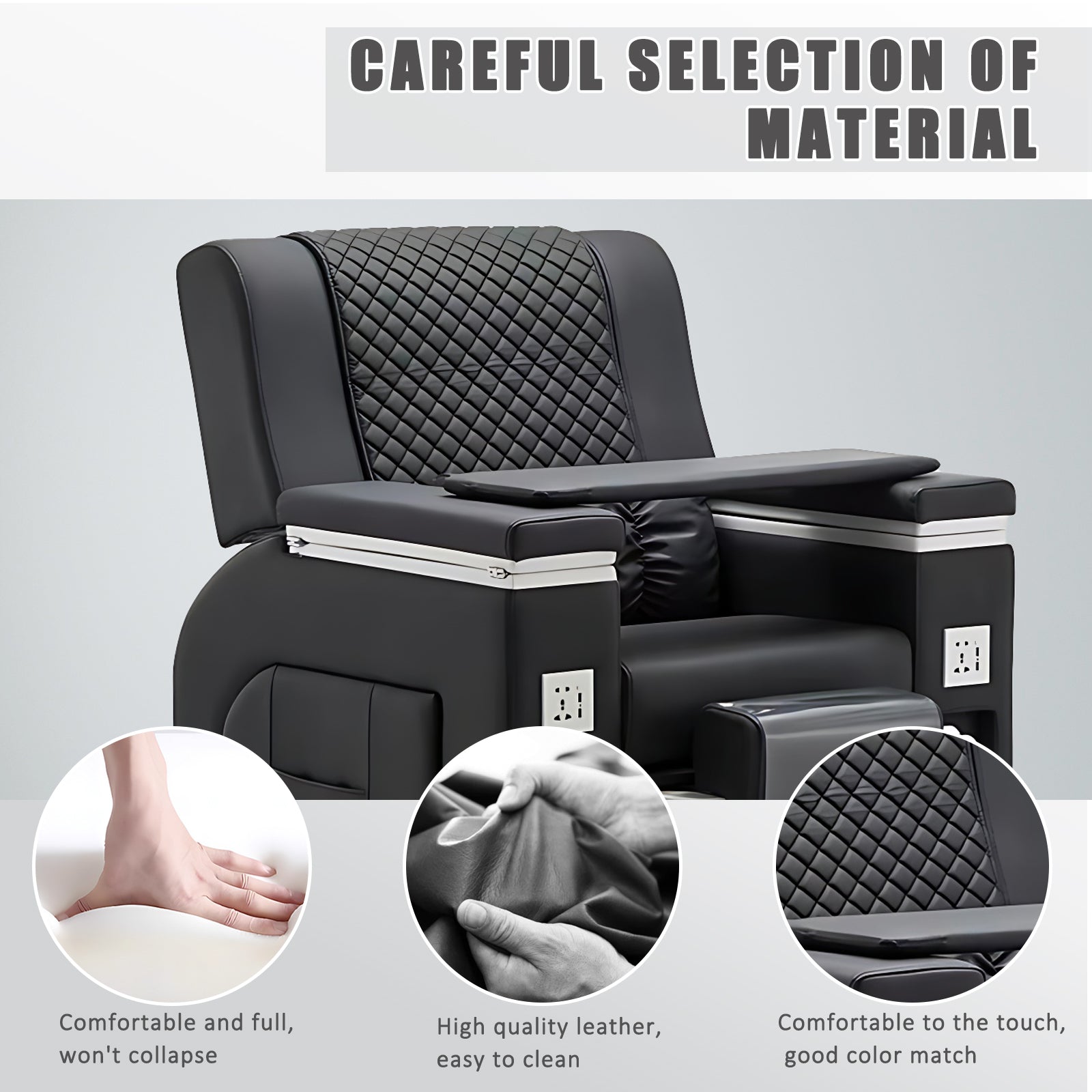 Suitable For Nail Art, Massage, Spa, Foot Bath Chair