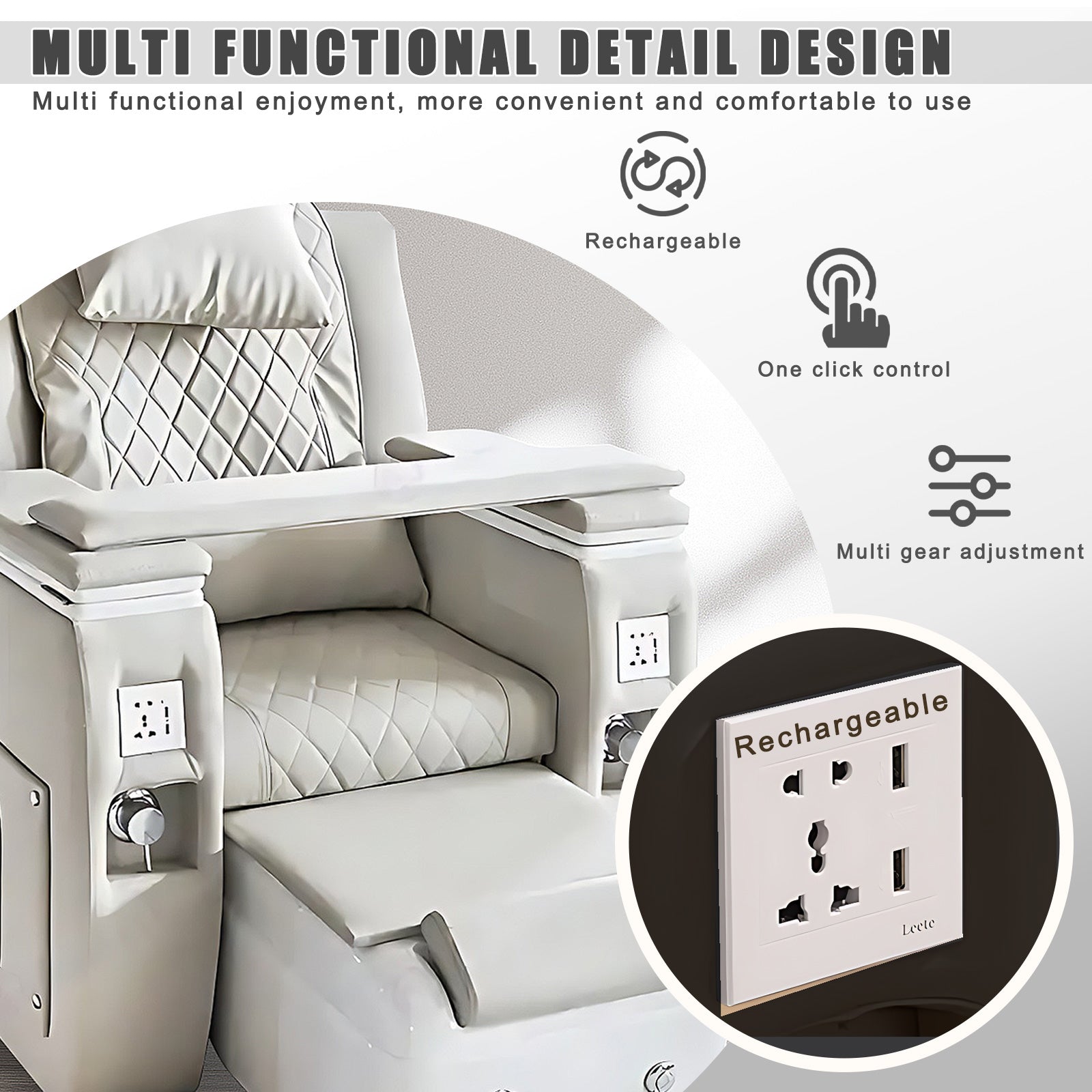 Nail Art Intelligent Spa Chair