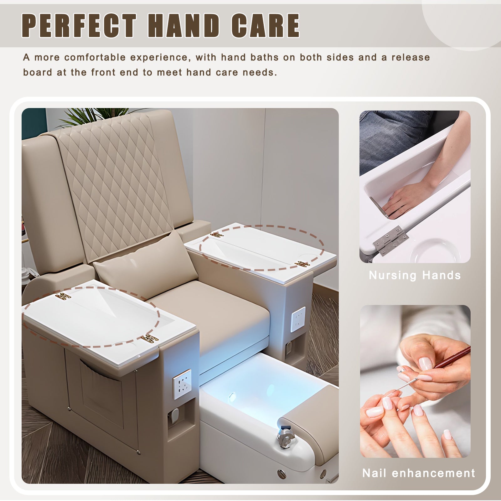 Modern Intelligent Foot Bath Angle Adjustable Salon Foot Bath Chair