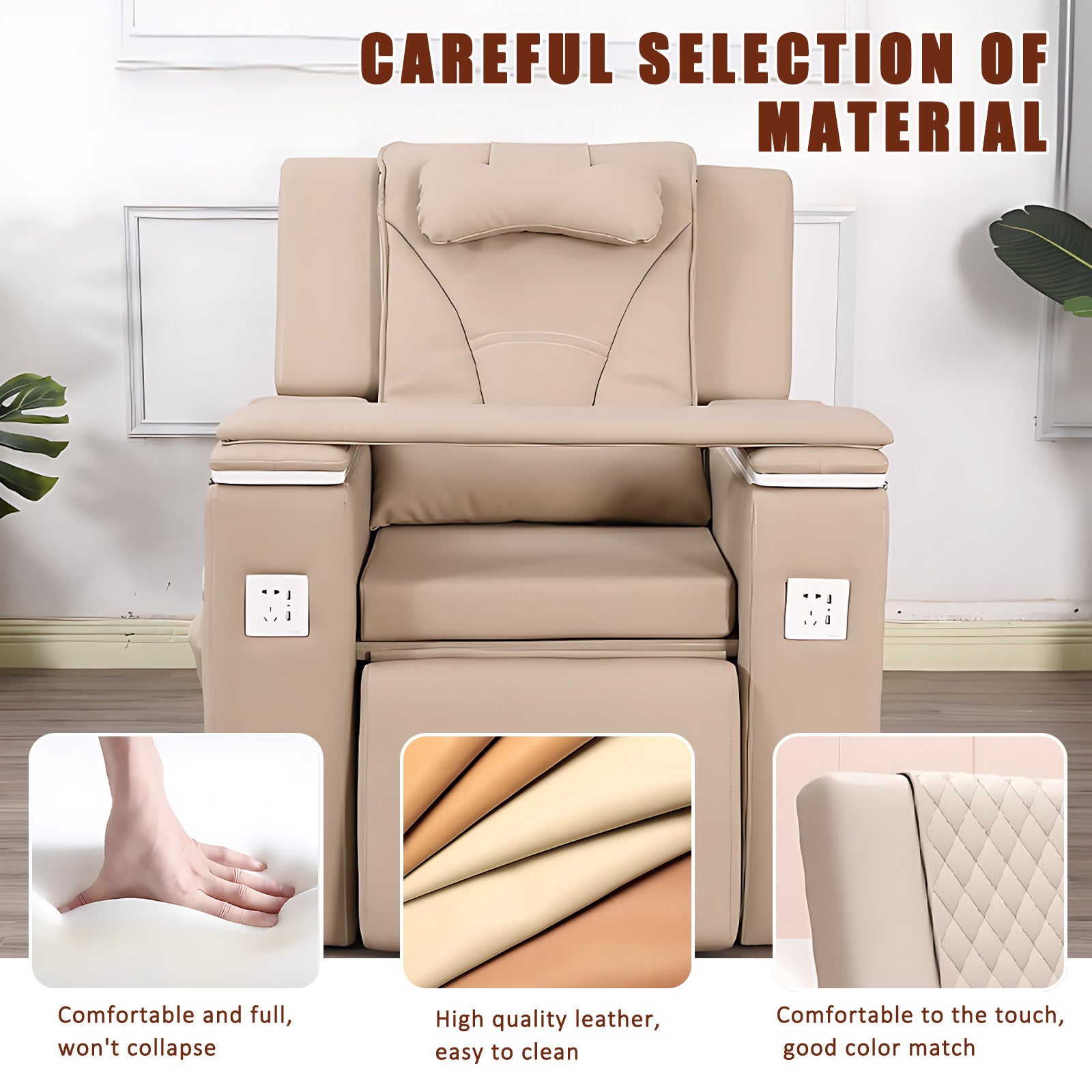 Adjustable Modern Beauty Nail Salon and Pedicure Chair