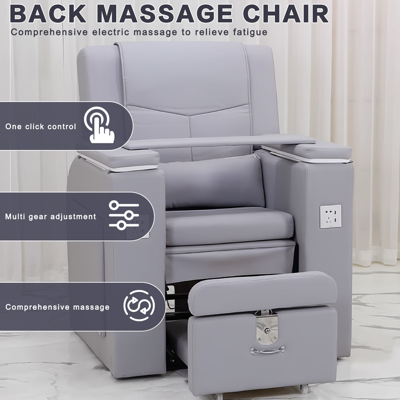 Multi functional nail salon spa chair