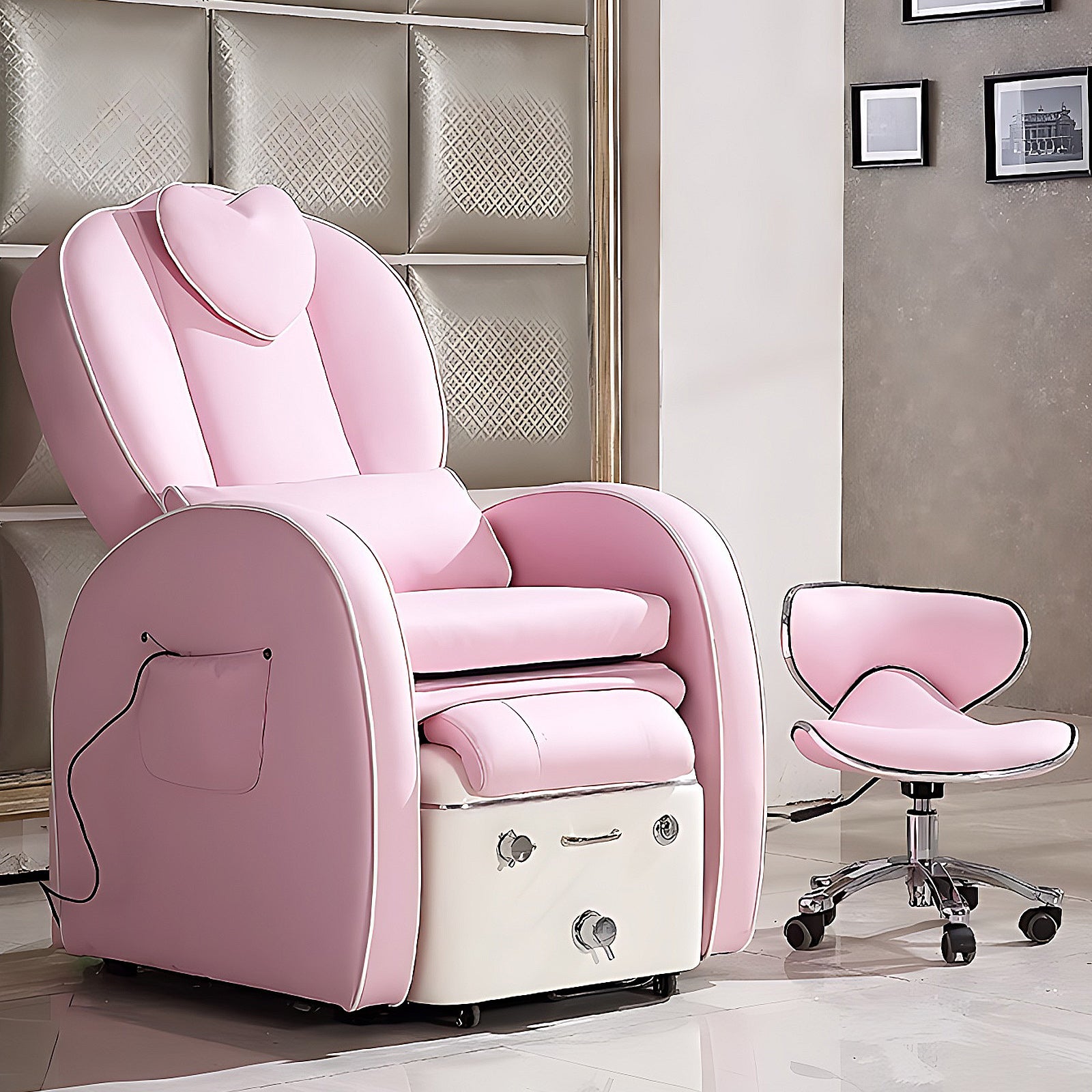 Foot Massage Salon Spa Chair with Intelligent Foot Bath Bathtub