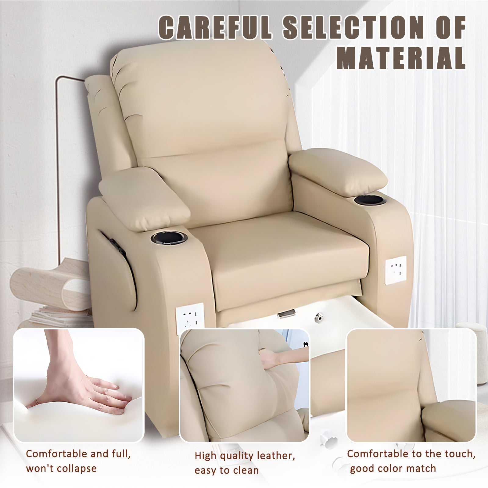 Multi Functional Intelligent Spa Chair with Nail Board In Nail Salon