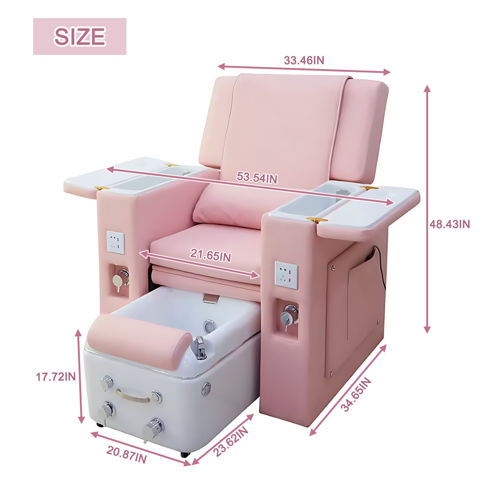 Nail Salon Tattoo Foot Therapy Spa Chair