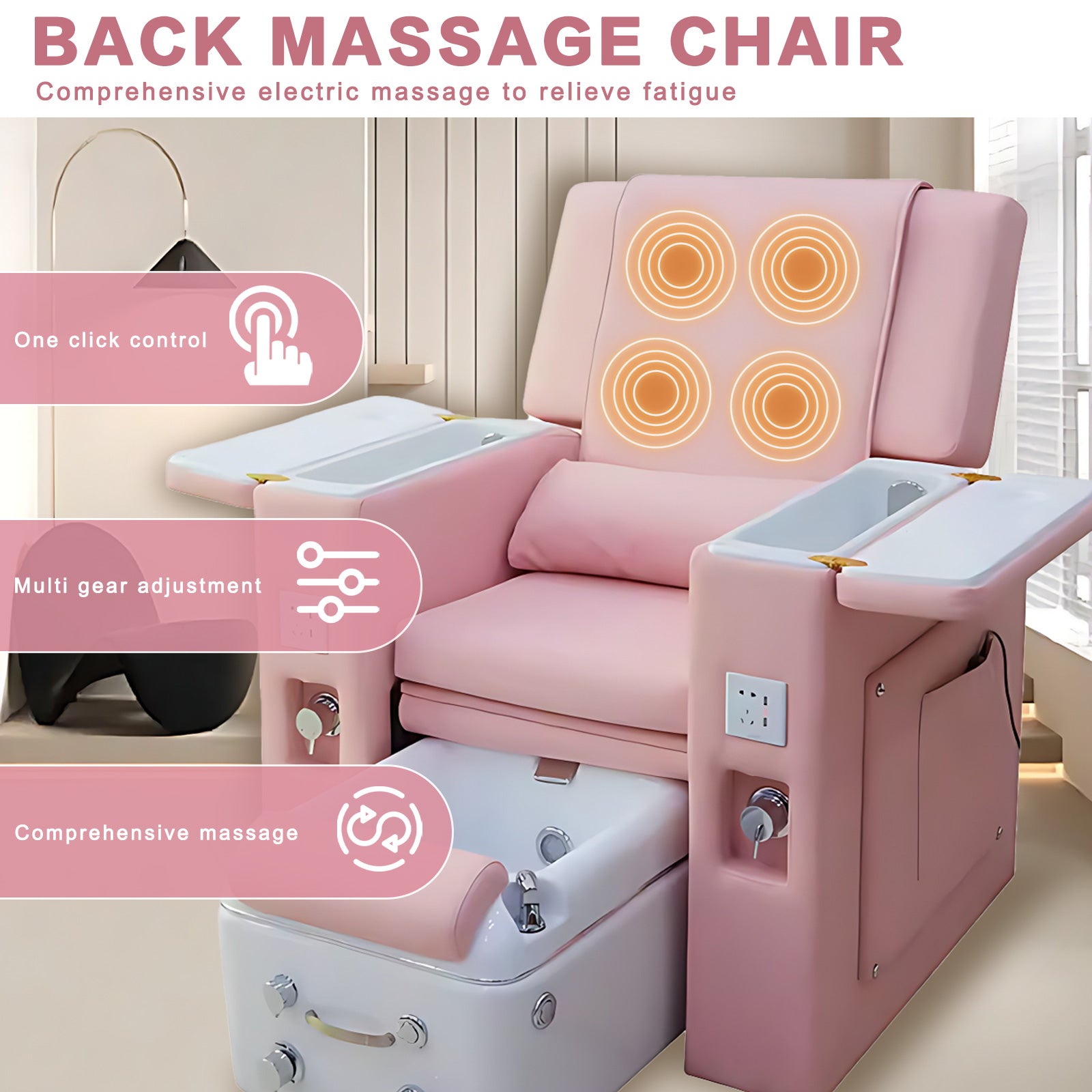 Nail Salon Tattoo Foot Therapy Spa Chair