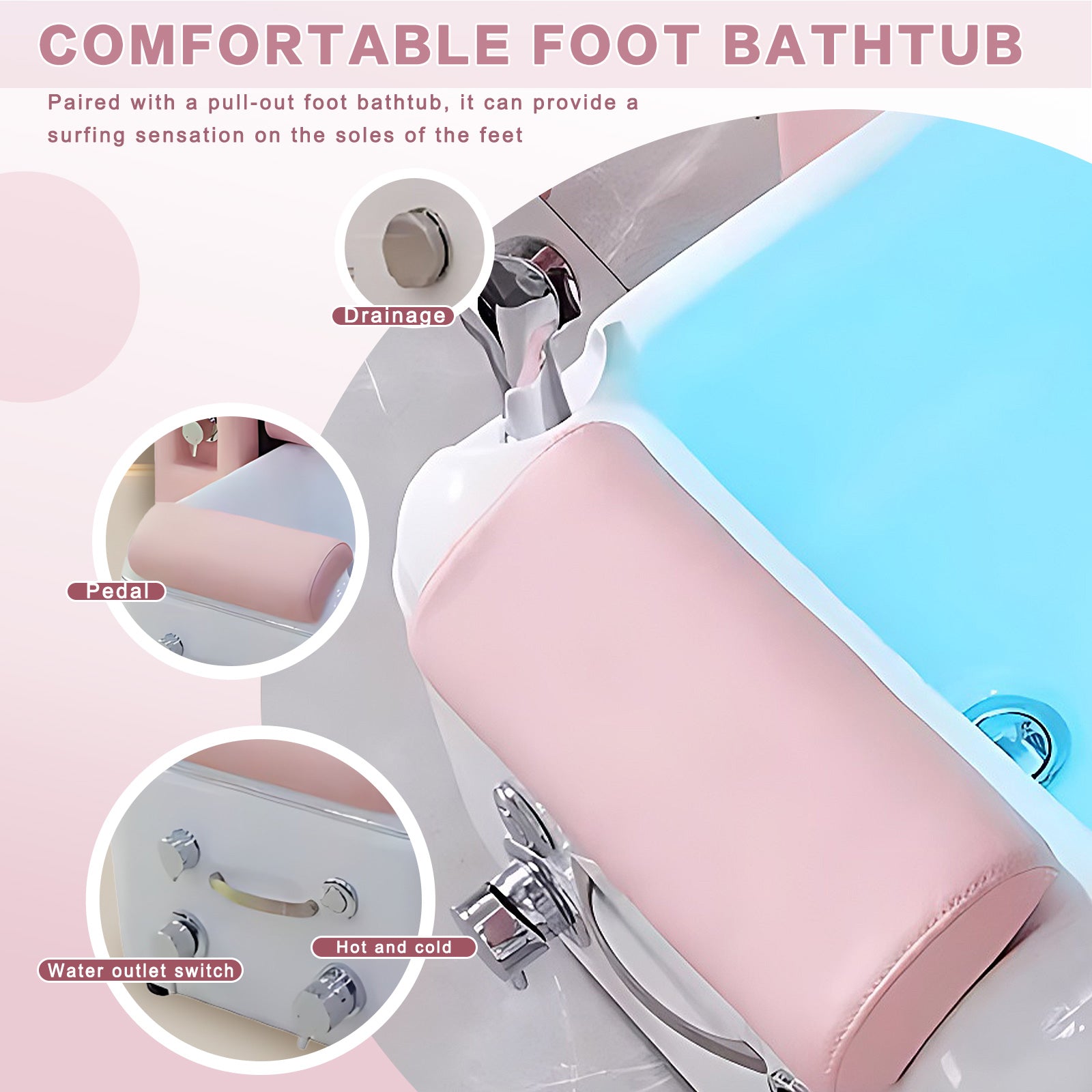 Nail Salon Tattoo Foot Therapy Spa Chair