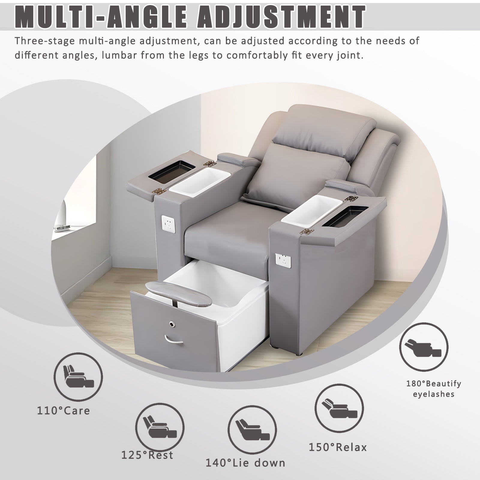 Nail Beauty Salon Chair and Intelligent Foot Massage Chair